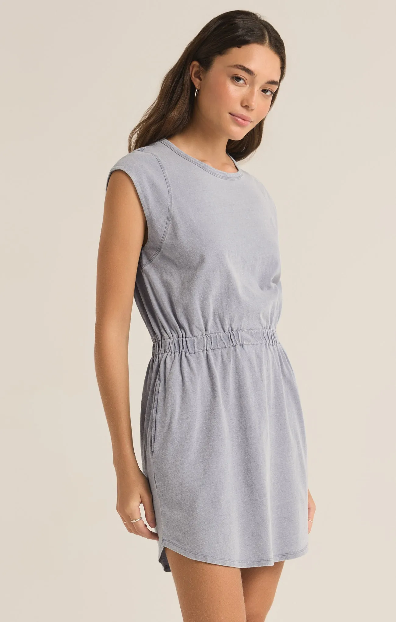 Paxton Jersey Denim Mini Dress sold by Z Supply product image thumbnail 5