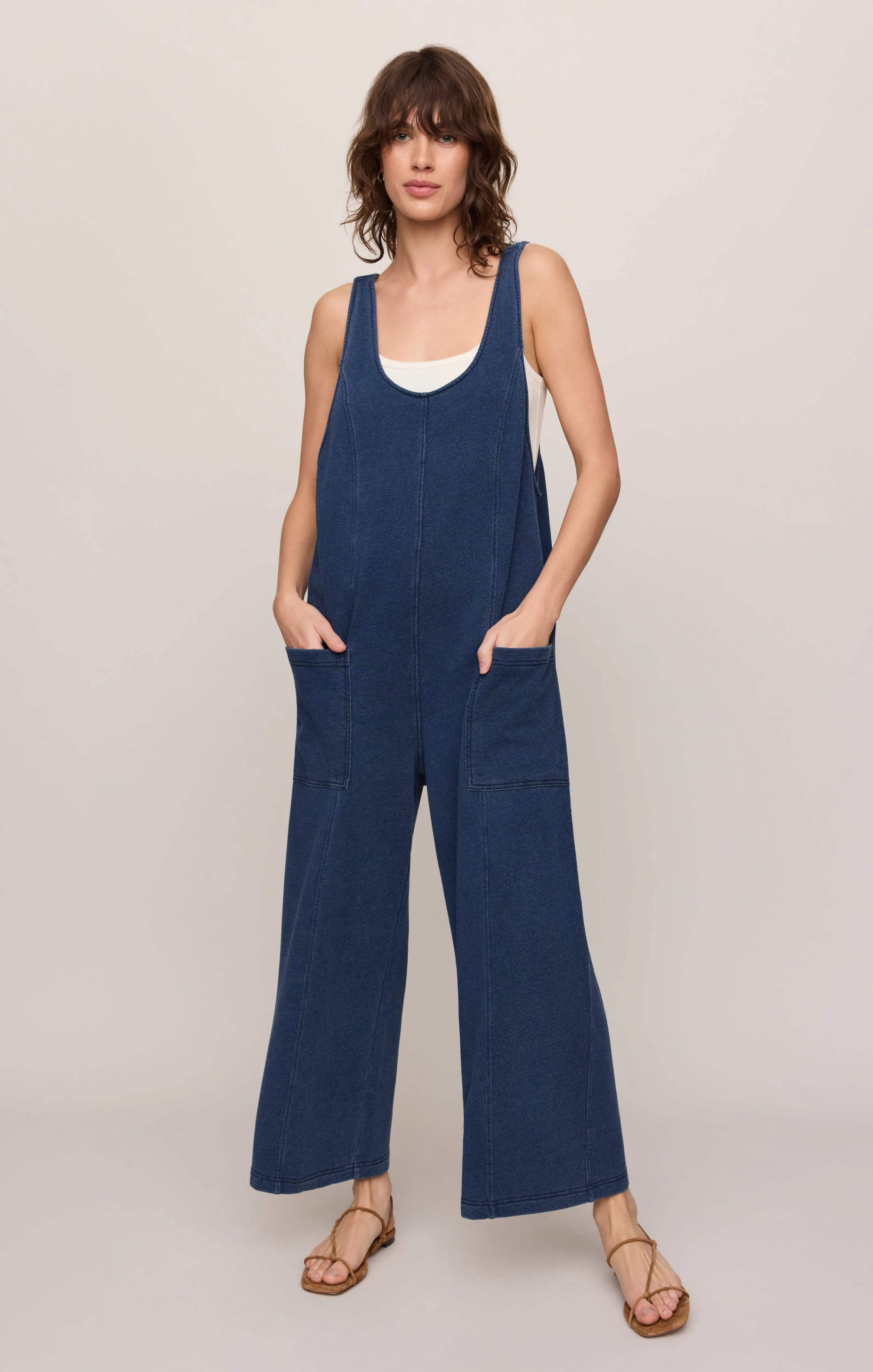 Dream All Day Knit Denim Overall sold by Z Supply