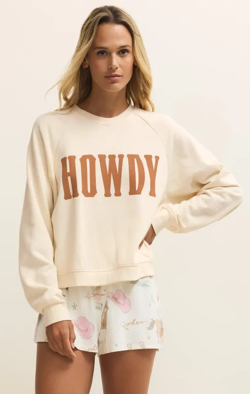 Howdy Fleece Sweatshirt made by Z Supply