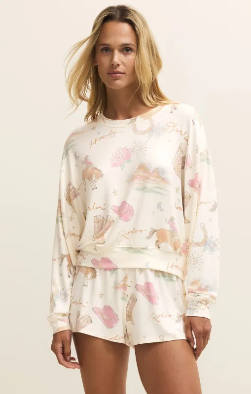 Desert Rose Long Sleeve Top sold by Z Supply