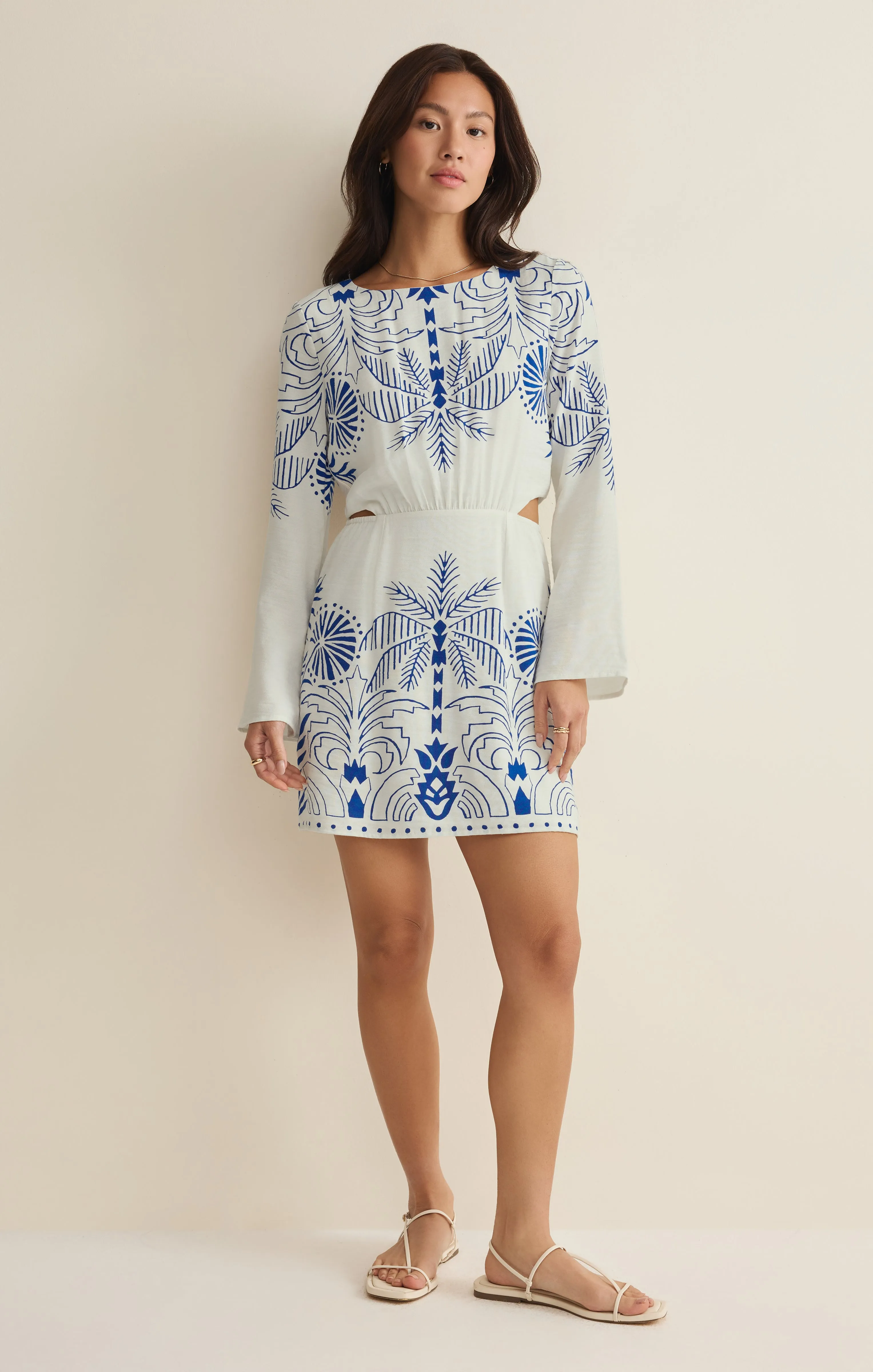 Tahina Airy Palm Mini Dress sold by Z Supply product image thumbnail 5