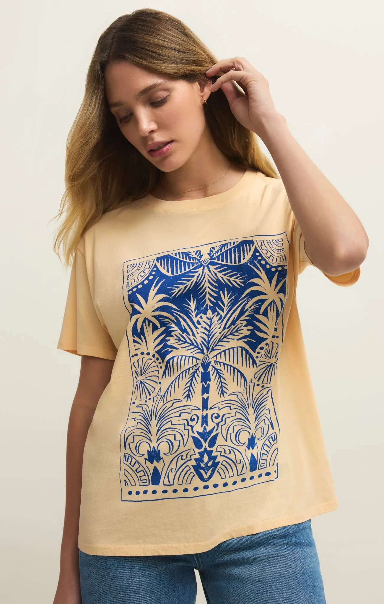 Palms Boyfriend Tee sold by Z Supply product image thumbnail 3