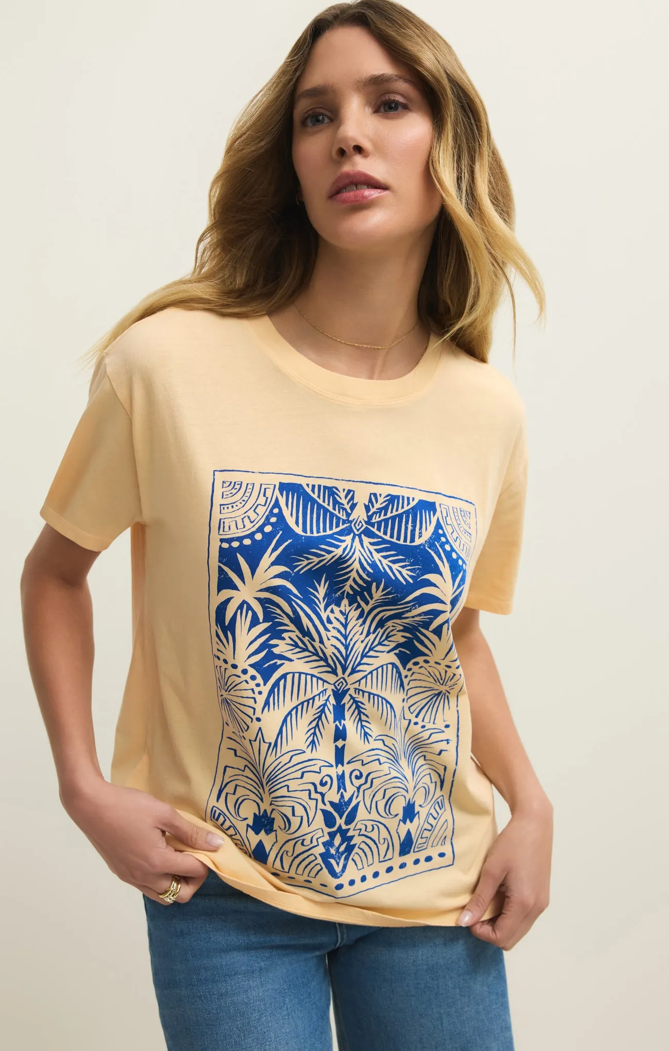 Palms Boyfriend Tee sold by Z Supply product image thumbnail 4
