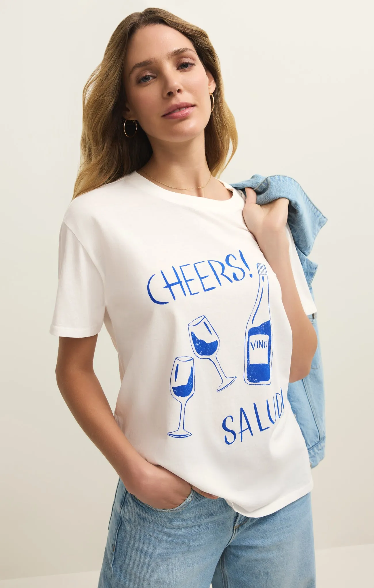 Salud Boyfriend Tee sold by Z Supply product image thumbnail 3