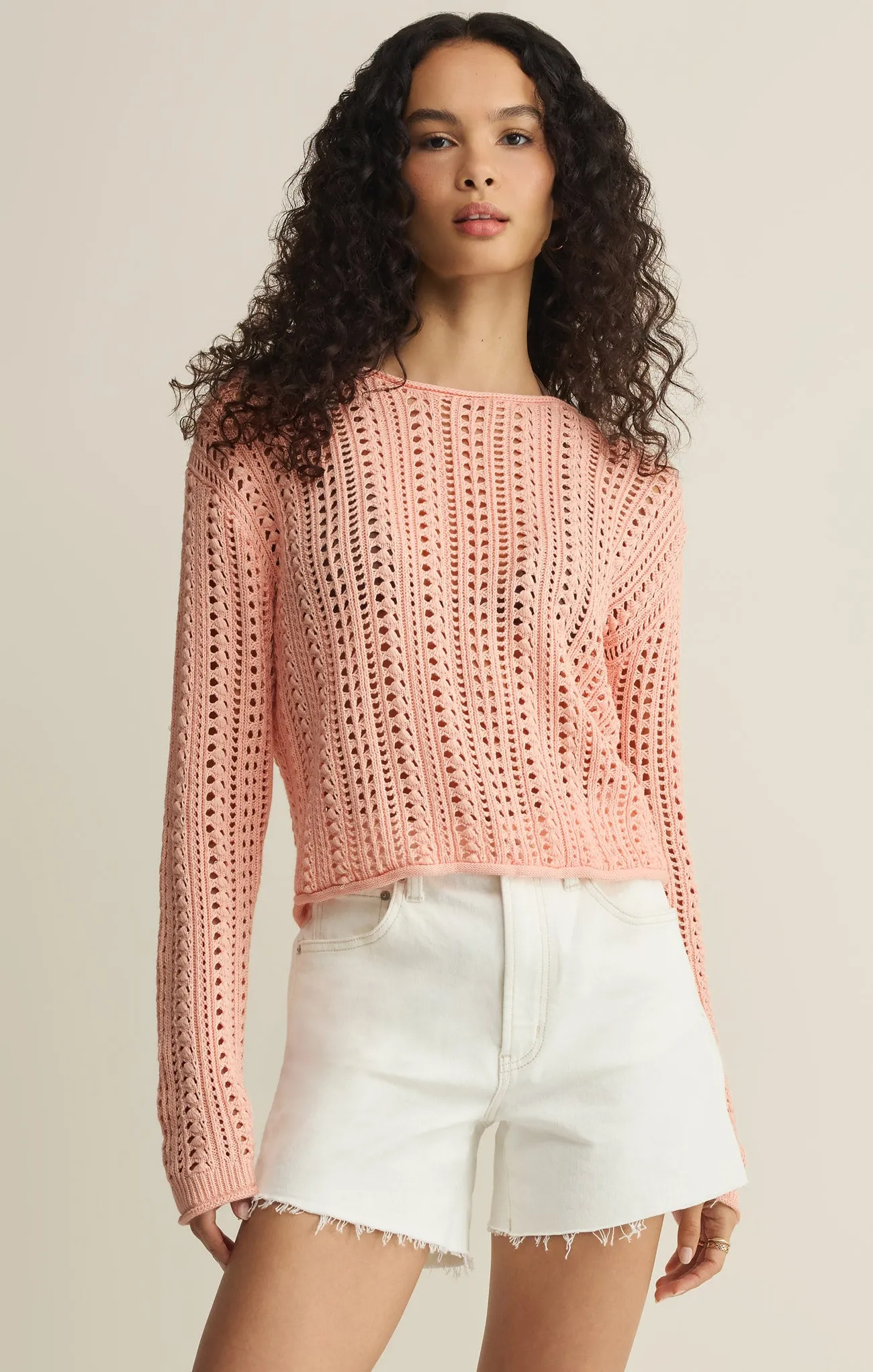 Upland Crochet Sweater Top sold by Z Supply