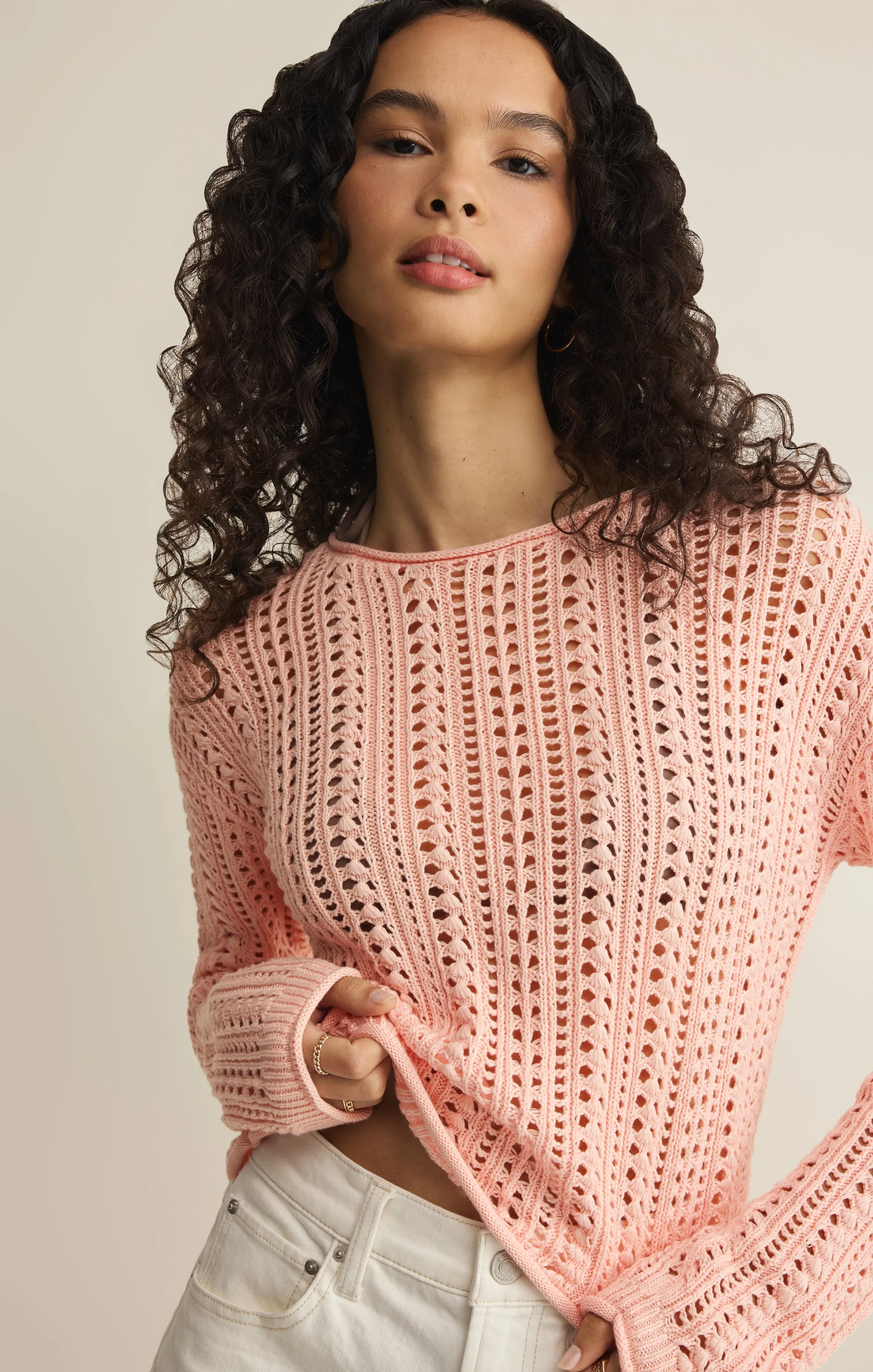 Upland Crochet Sweater Top sold by Z Supply product image thumbnail 5