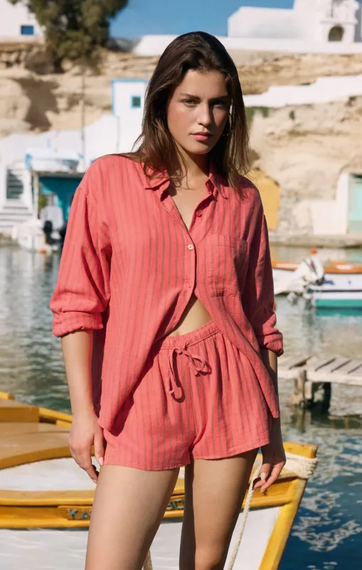 The Signature Striped Button Up Top made by Z Supply