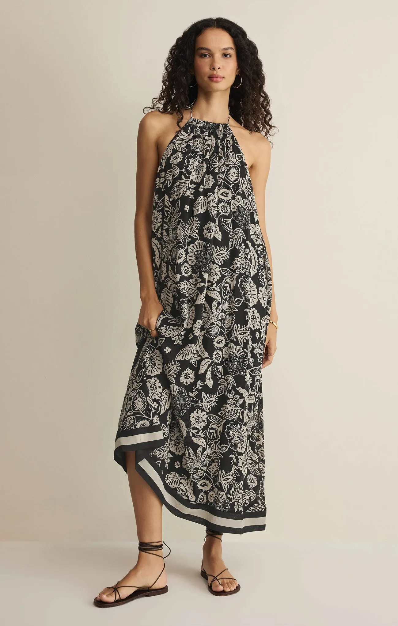 Viento Luz Floral Midi Dress sold by Z Supply product image thumbnail 2