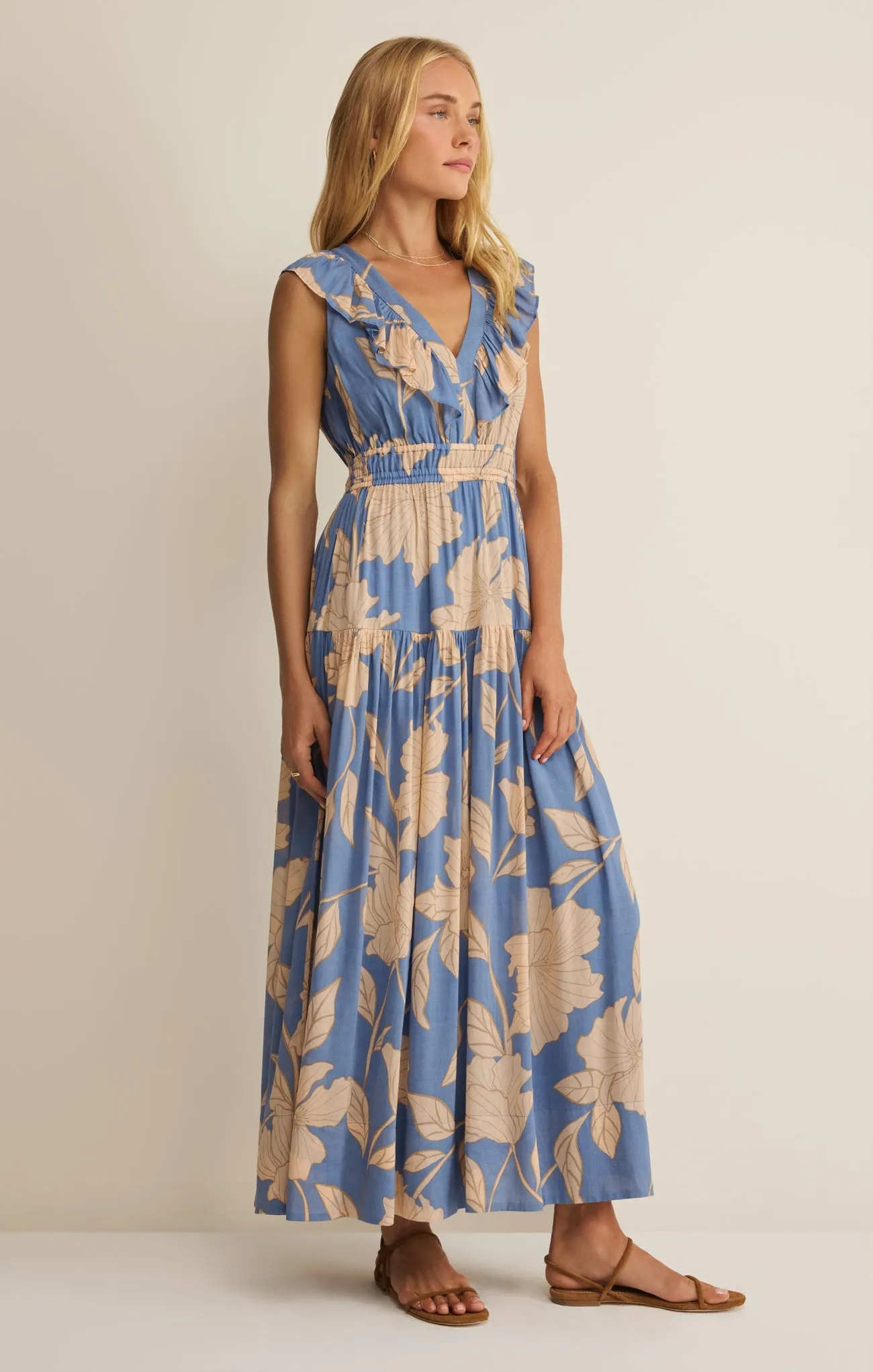 Malene Bloom Floral Maxi Dress sold by Z Supply product image thumbnail 4