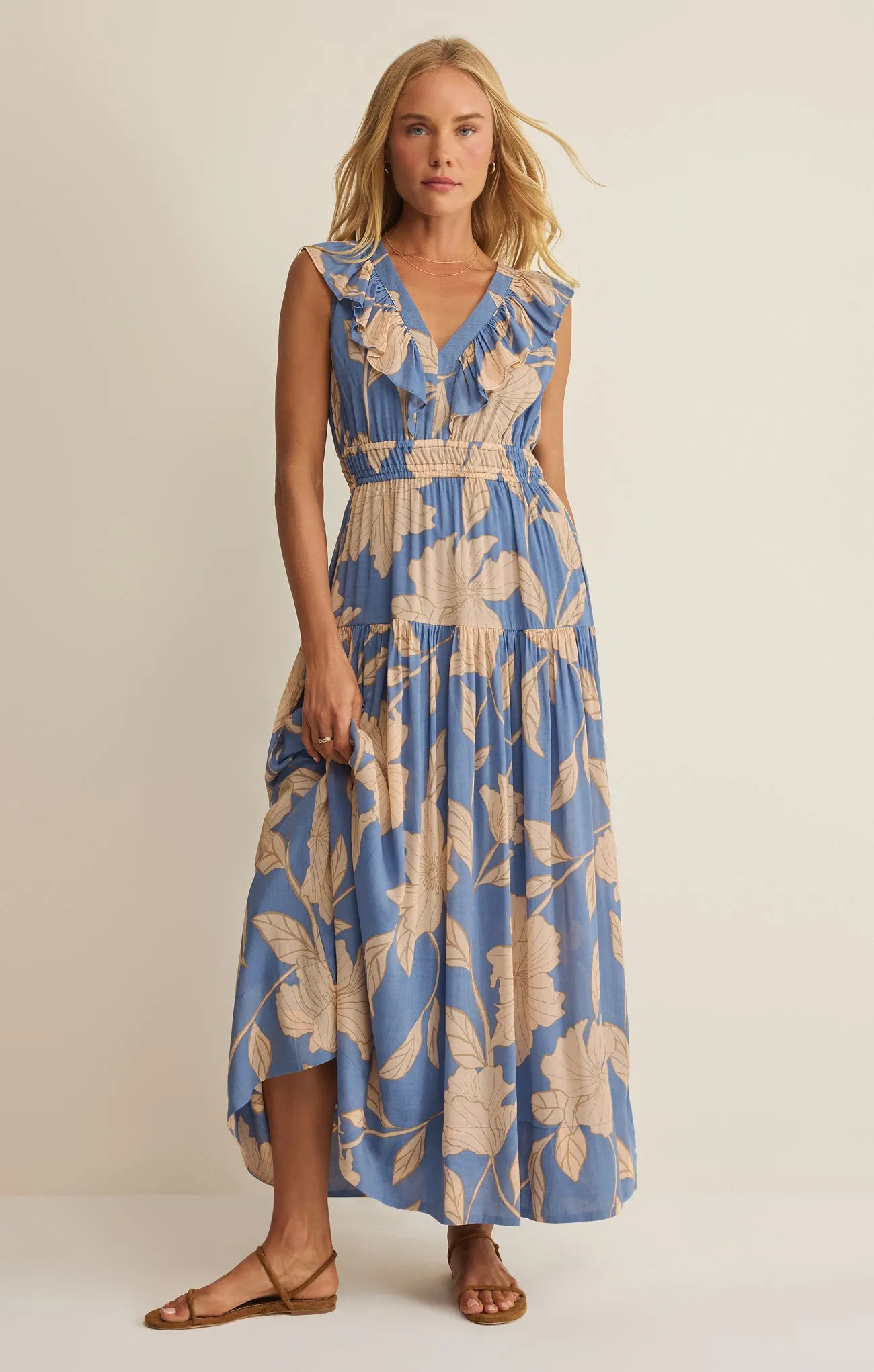 Malene Bloom Floral Maxi Dress sold by Z Supply product image thumbnail 2