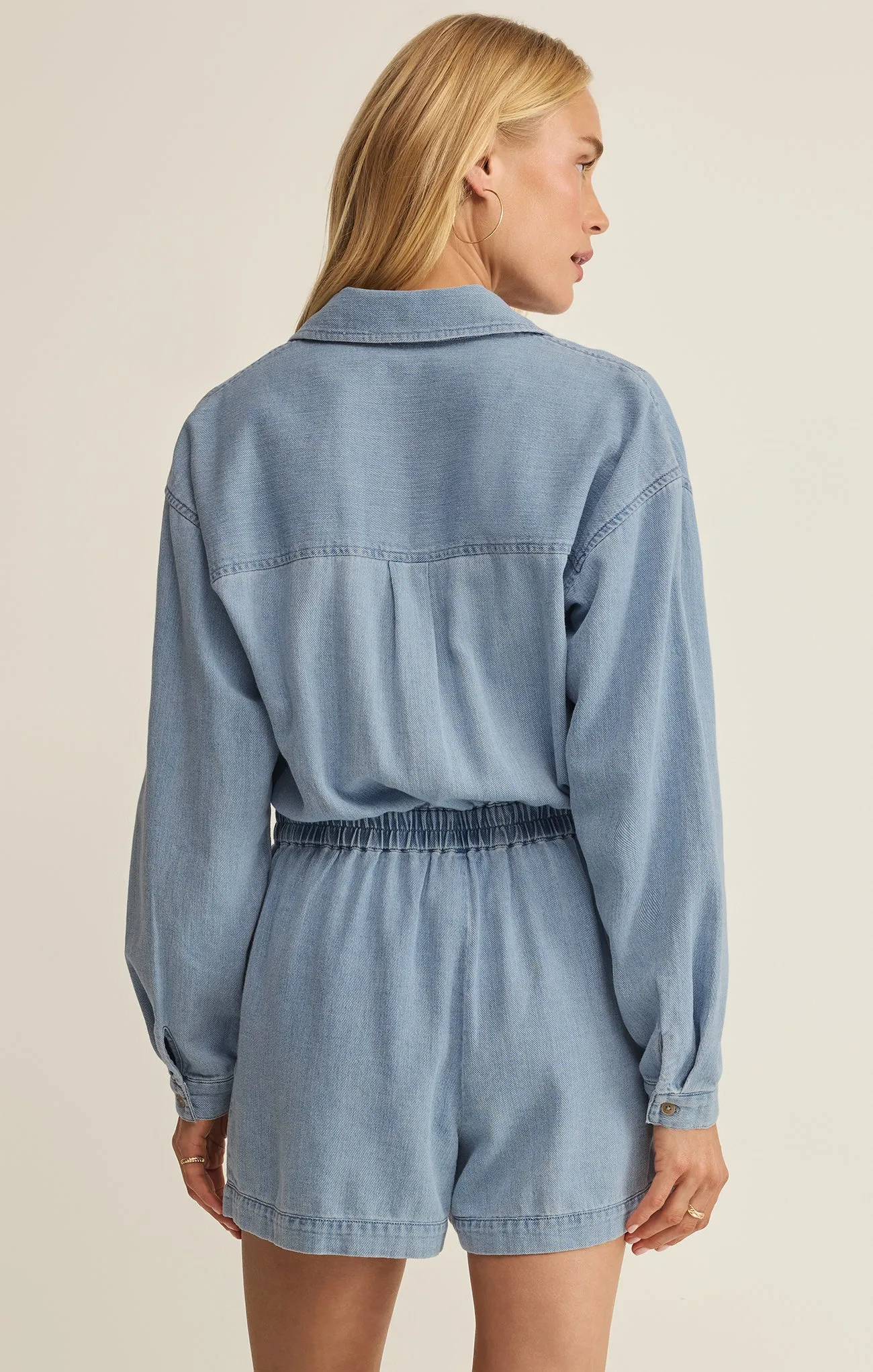 Sully Chambray Romper sold by Z Supply product image thumbnail 2