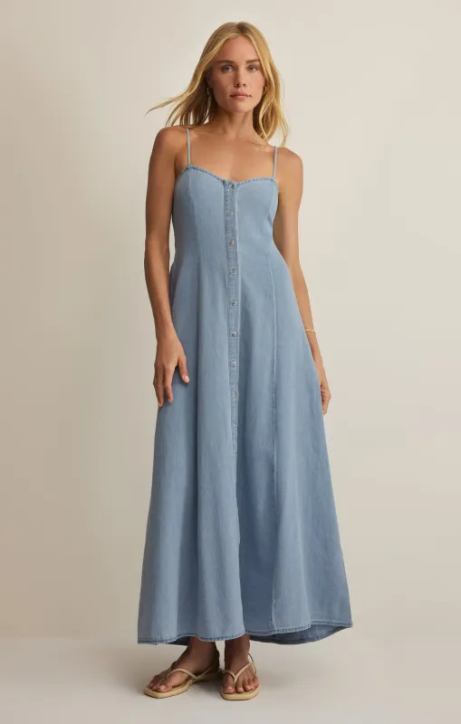 Angel Eyes Chambray Midi Dress sold by Z Supply
