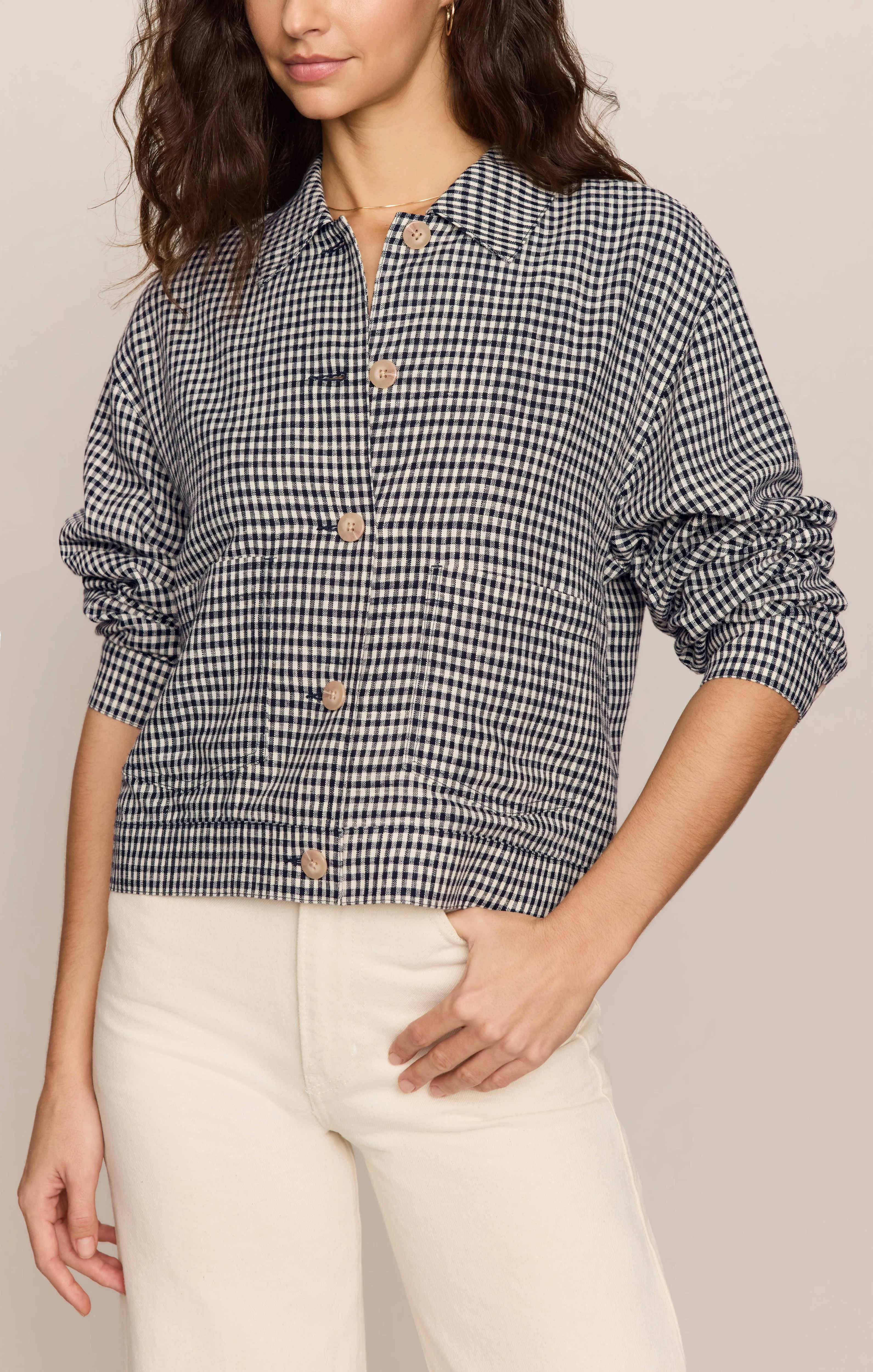 Monroe Gingham Jacket sold by Z Supply product image thumbnail 3