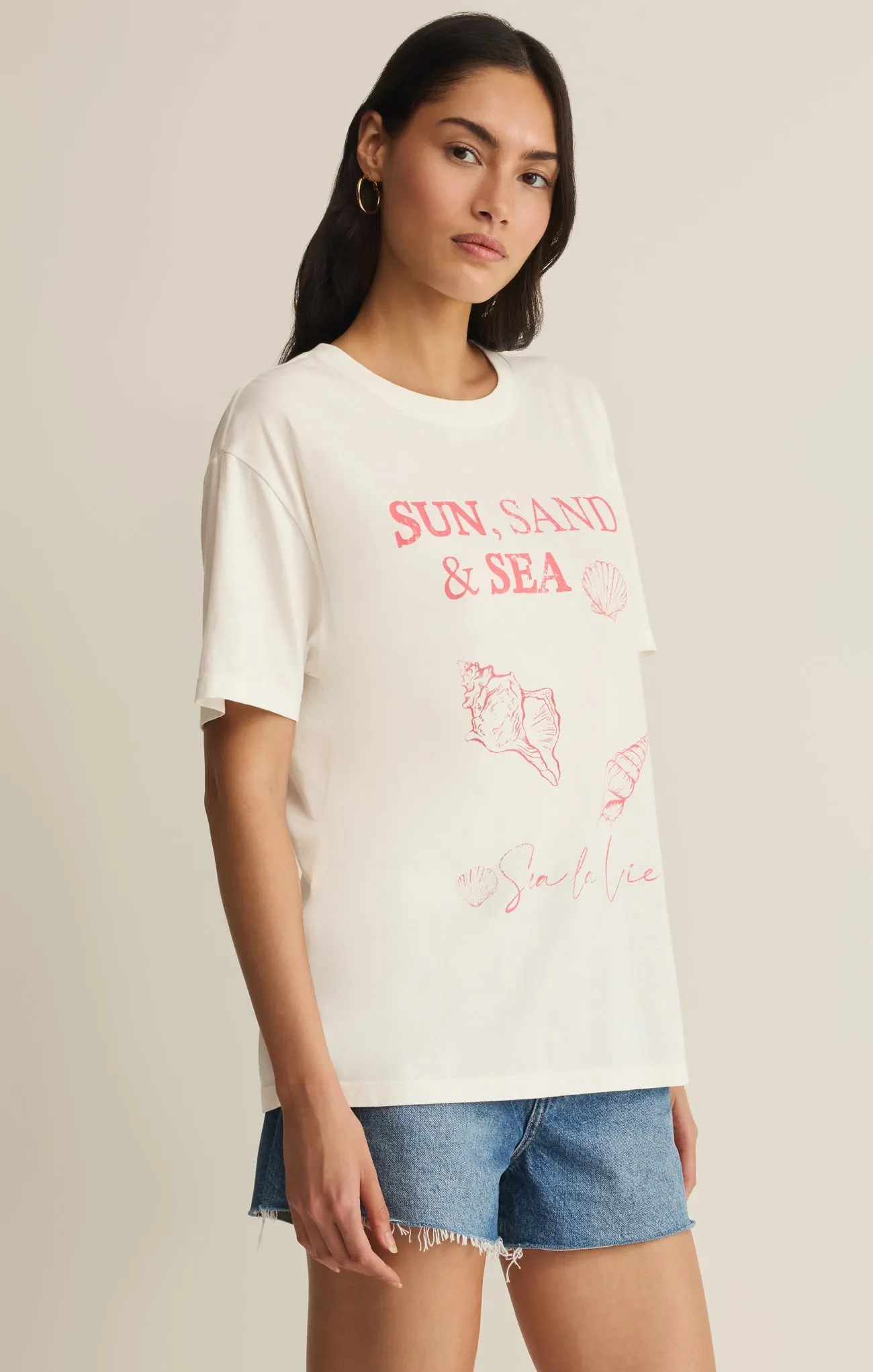 Sea La Vie Boyfriend Tee sold by Z Supply product image thumbnail 3