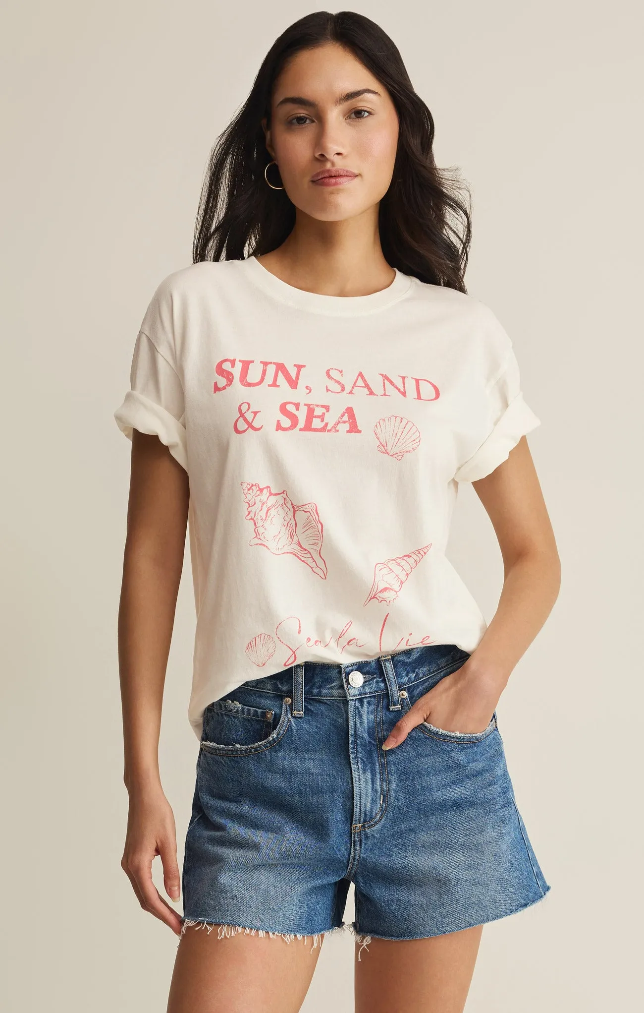 Sea La Vie Boyfriend Tee sold by Z Supply