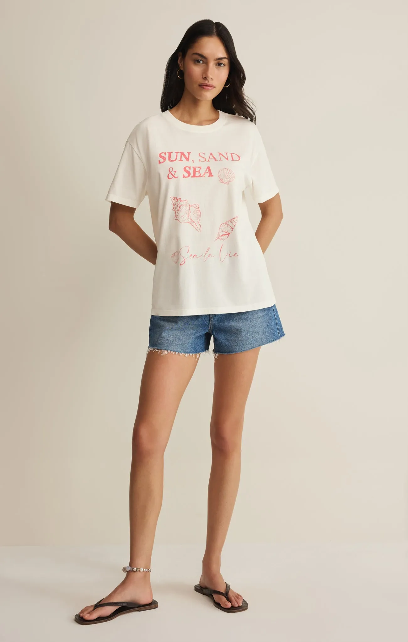 Sea La Vie Boyfriend Tee sold by Z Supply product image thumbnail 4