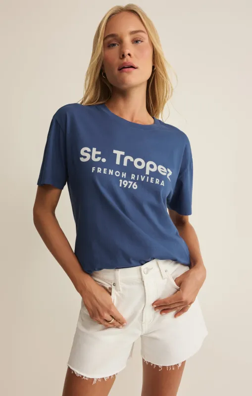 St Tropez Boyfriend Tee made by Z Supply