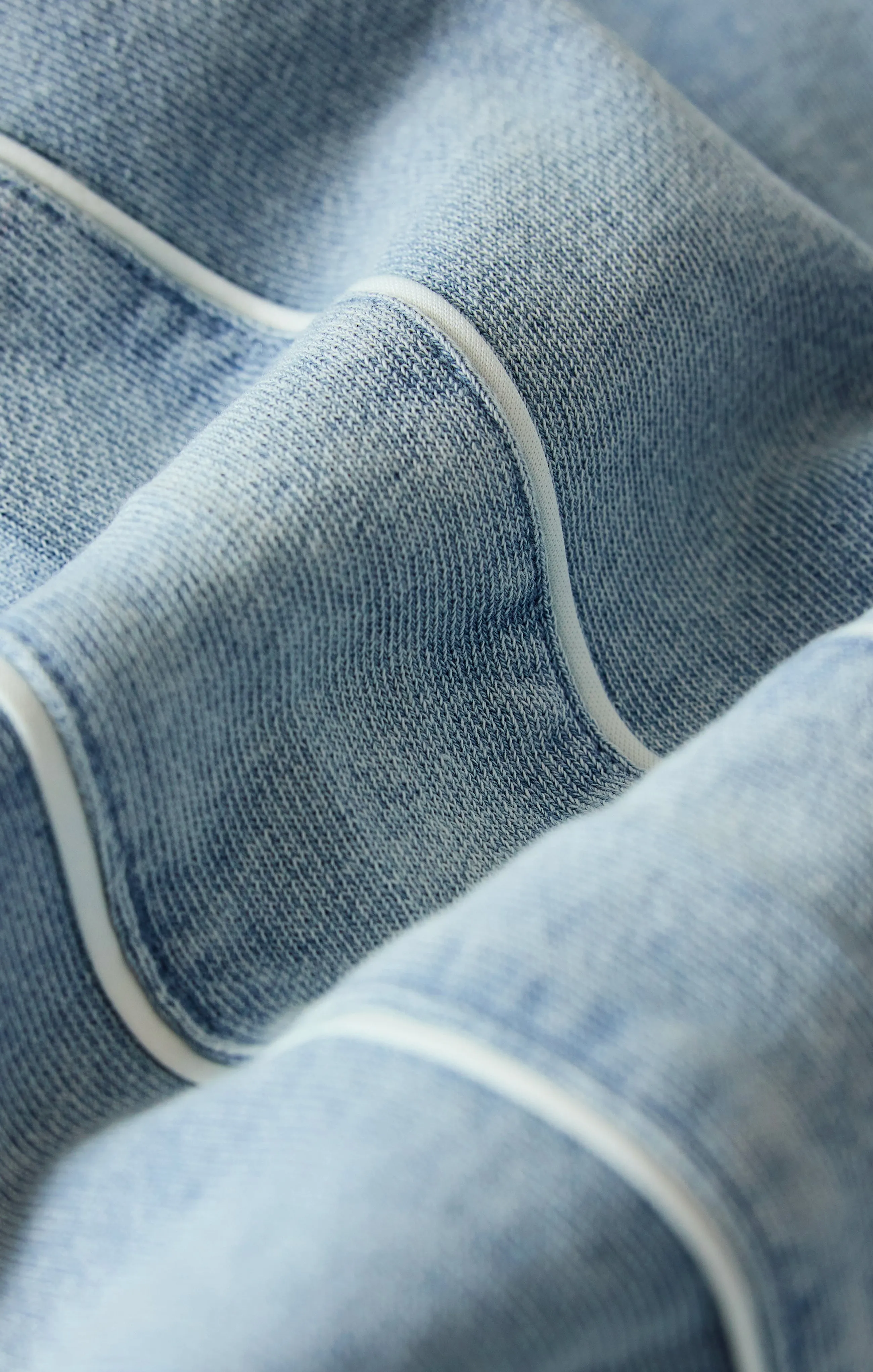 Sport Stripe Boyfriend Knit Denim Sweatshirt sold by Z Supply product image thumbnail 5