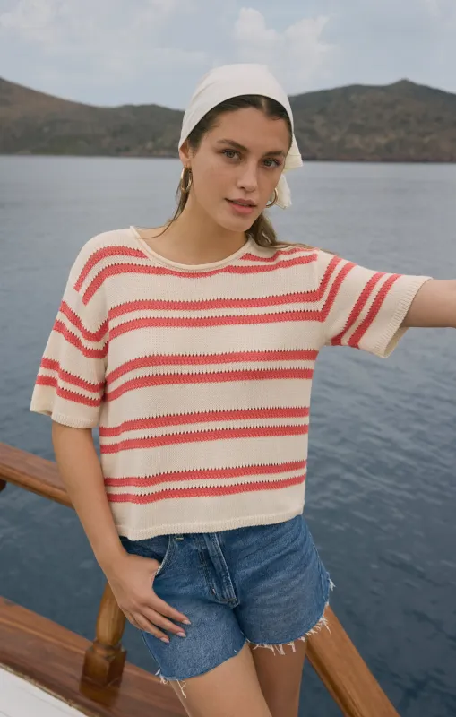 Prado Stripe Sweater Top made by Z Supply