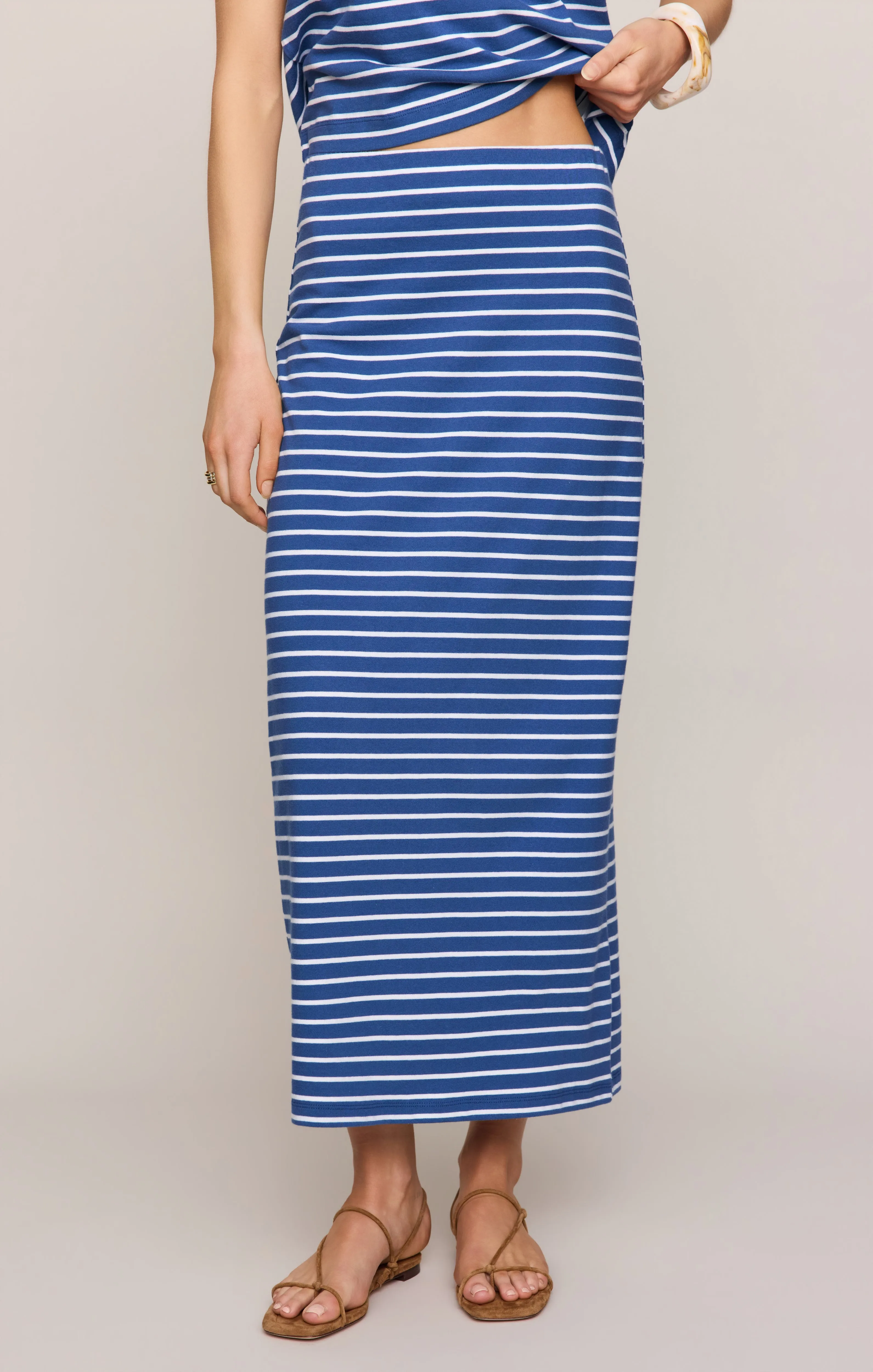 Gail Stripe Midi Skirt sold by Z Supply product image thumbnail 2