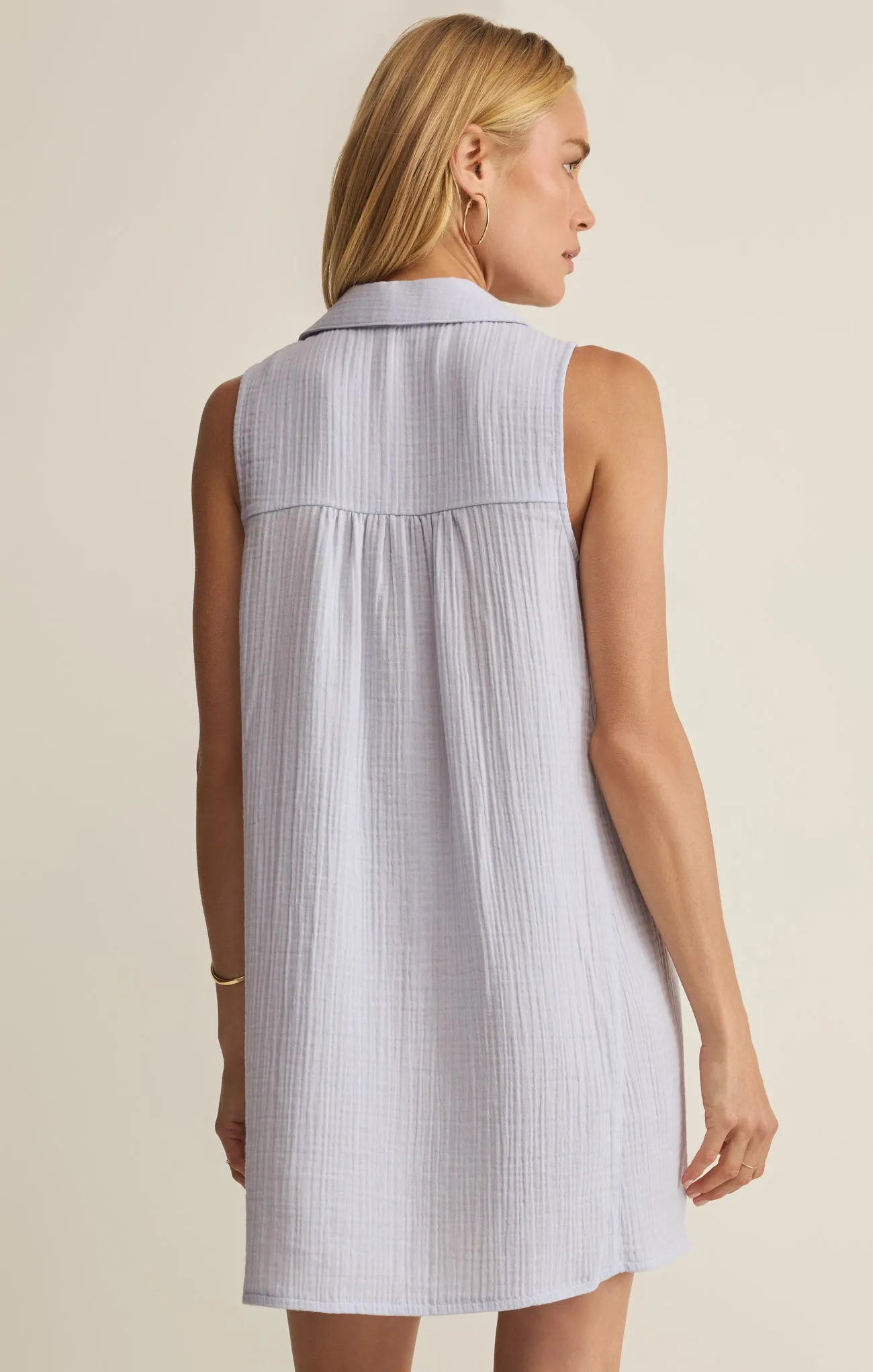 New Light Crinkle Mini Dress sold by Z Supply product image thumbnail 3