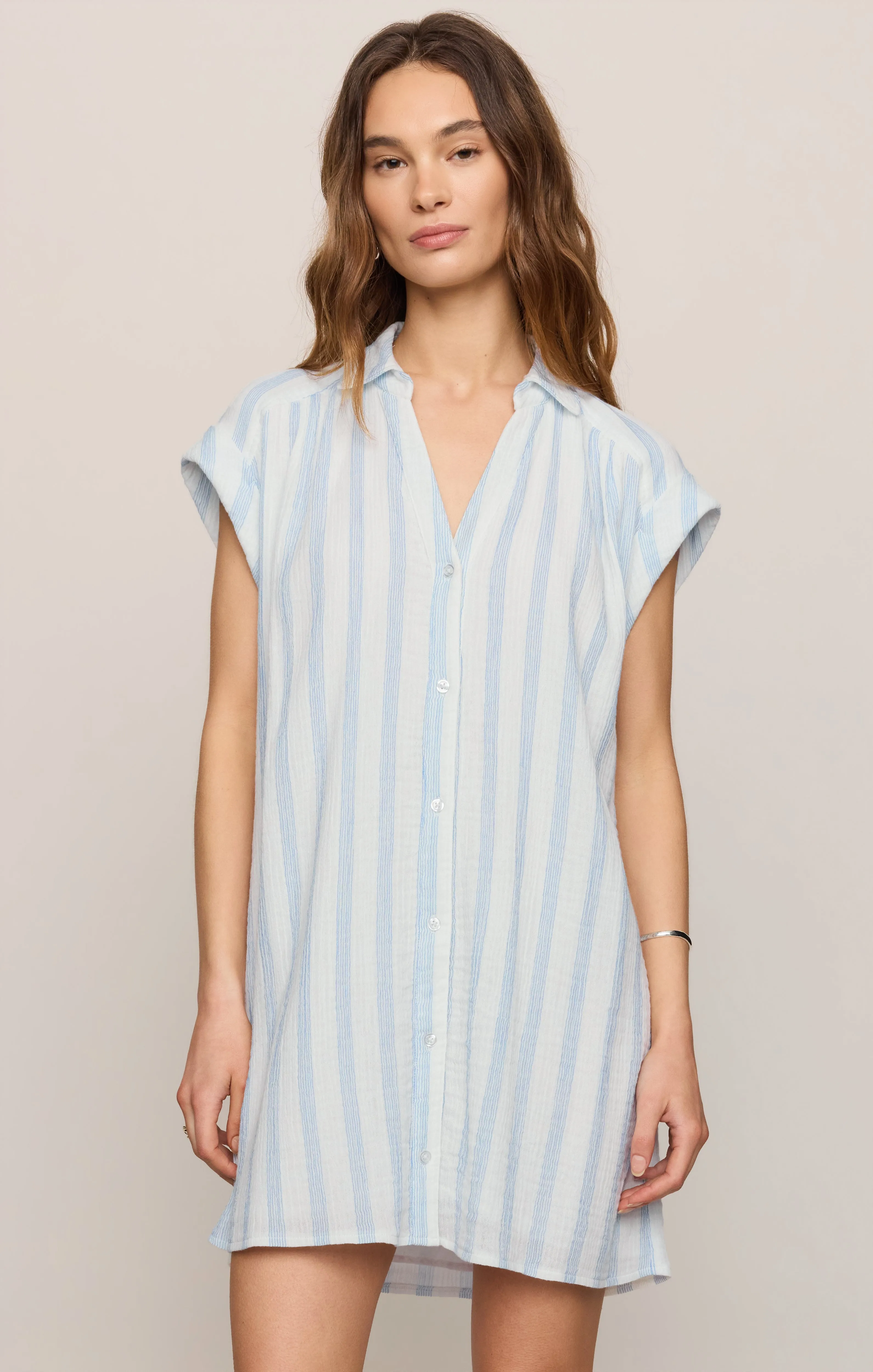 Shellbound Striped Gauze Dress sold by Z Supply product image thumbnail 2