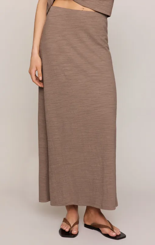 Delavine Textured Midi Skirt made by Z Supply