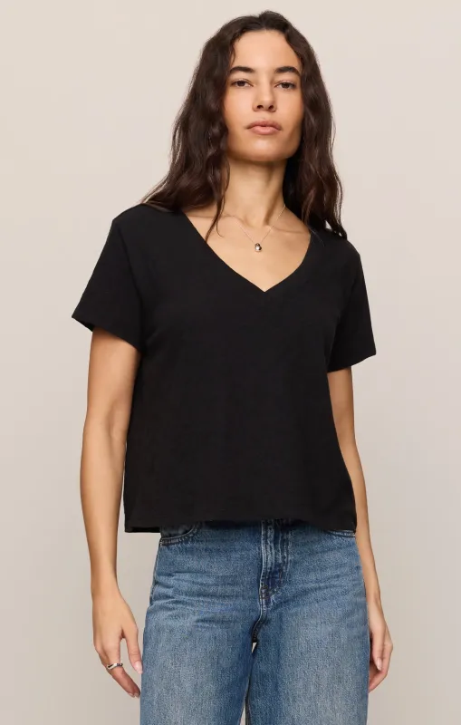 Nomad Slub V-Neck Tee made by Z Supply
