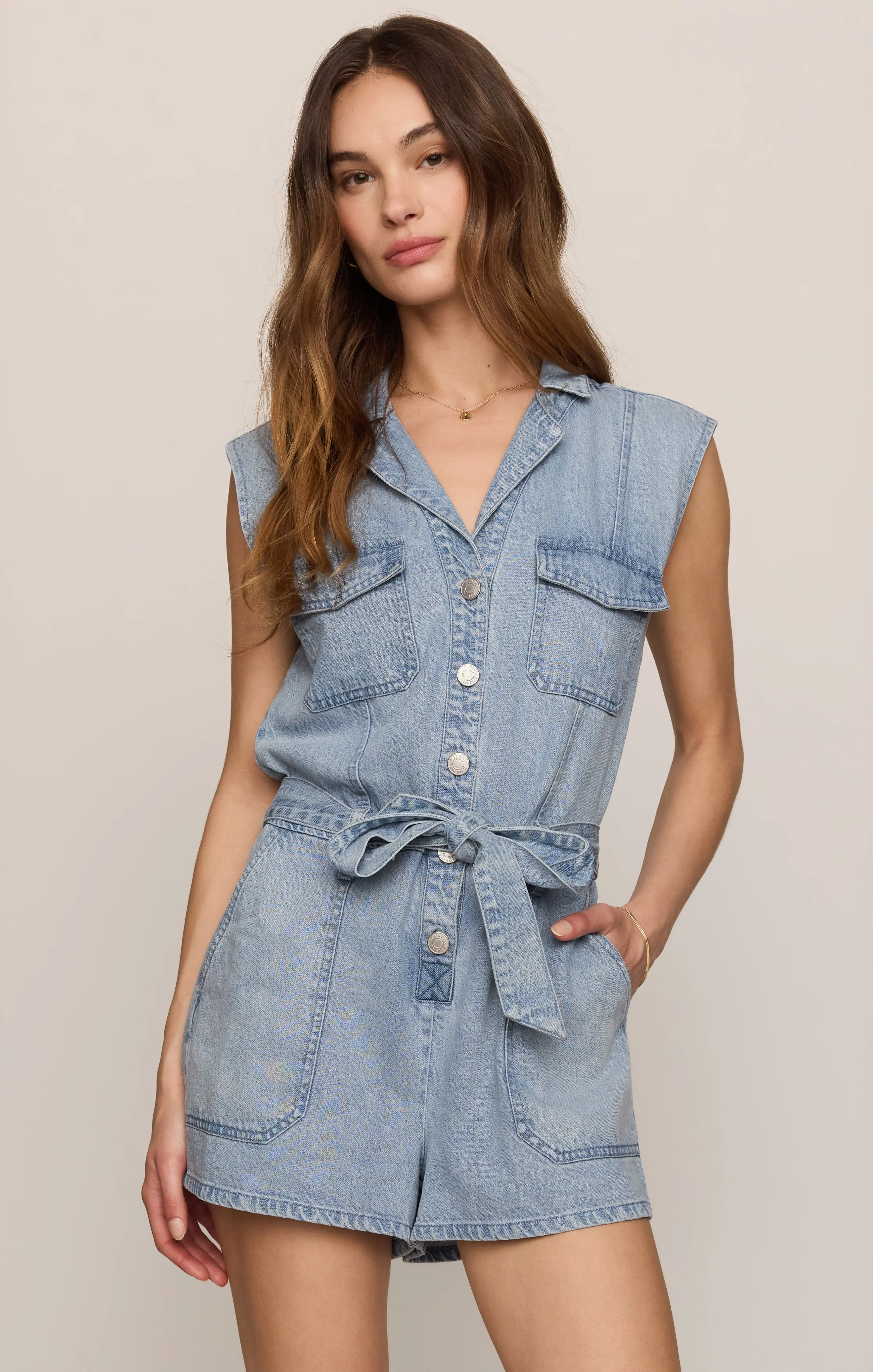 Dash Twill Romper sold by Z Supply