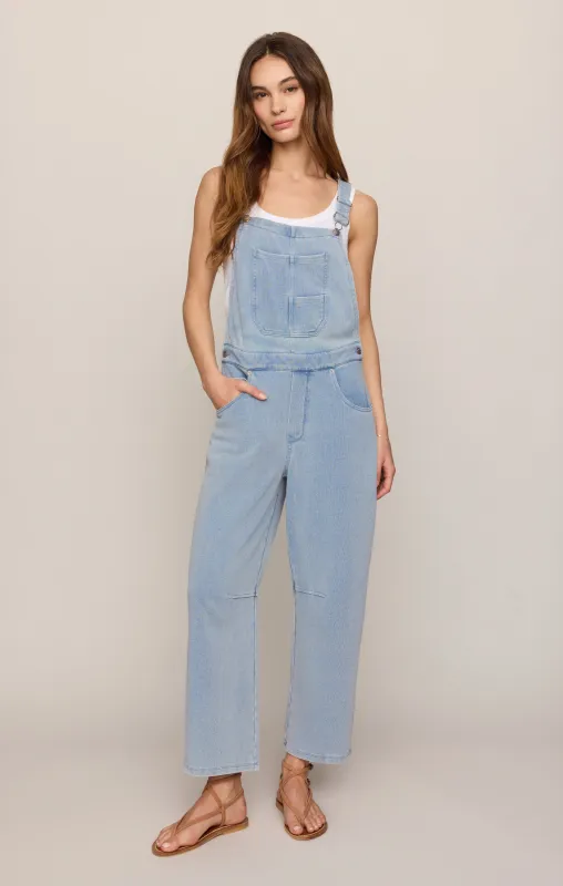 Pipeline Knit Denim Overalls made by Z Supply