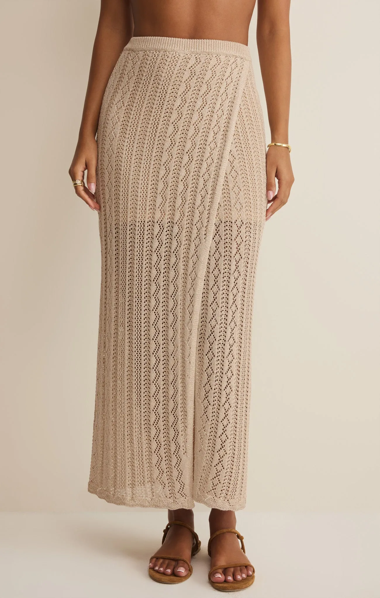 Glimmer Midi Skirt sold by Z Supply product image thumbnail 2