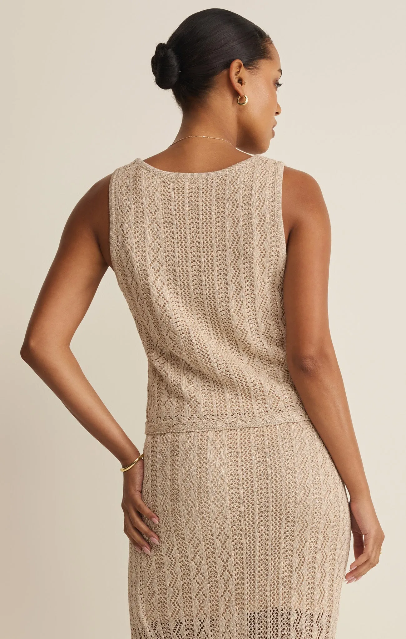 Glimmer Pointelle Tank sold by Z Supply product image thumbnail 3