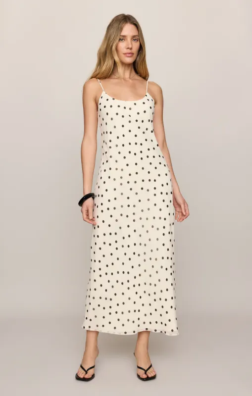 Cecily Polka Dot Slip Dress made by Z Supply