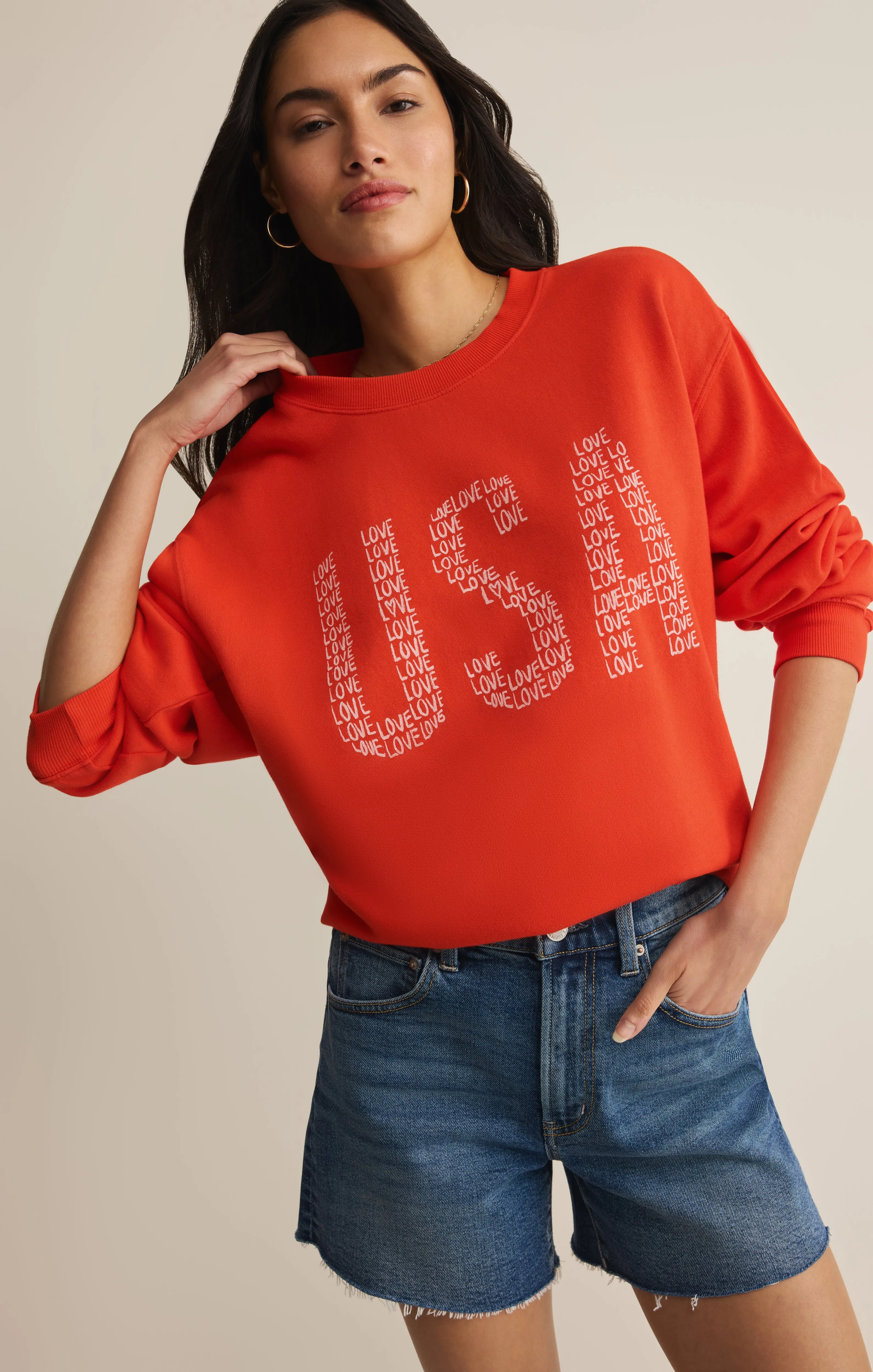 Love Boyfriend Sweatshirt sold by Z Supply product image thumbnail 4