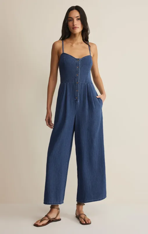 Angel Eyes Twill Jumpsuit made by Z Supply
