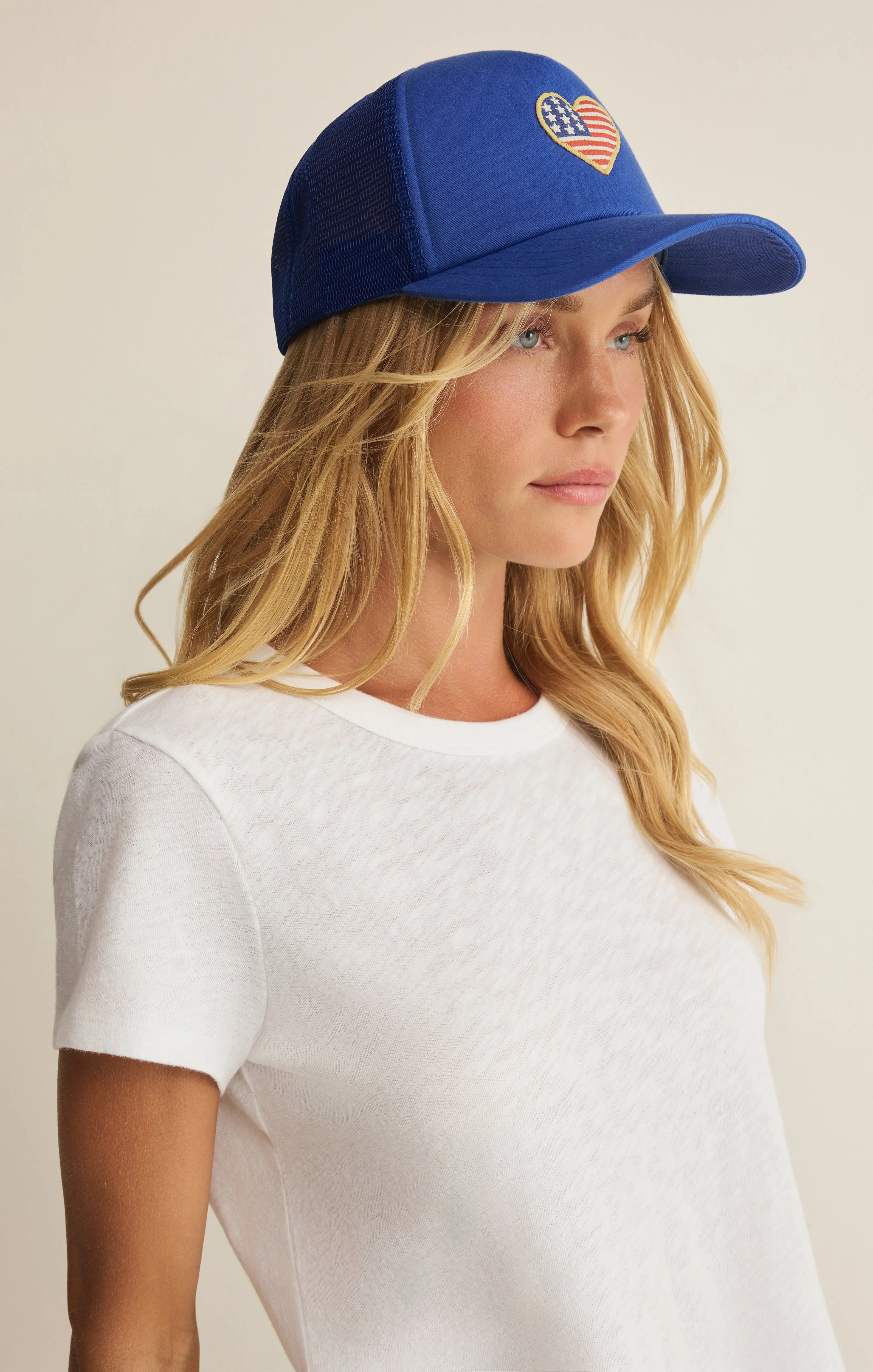 Heart Flag trucker Hat sold by Z Supply product image thumbnail 3