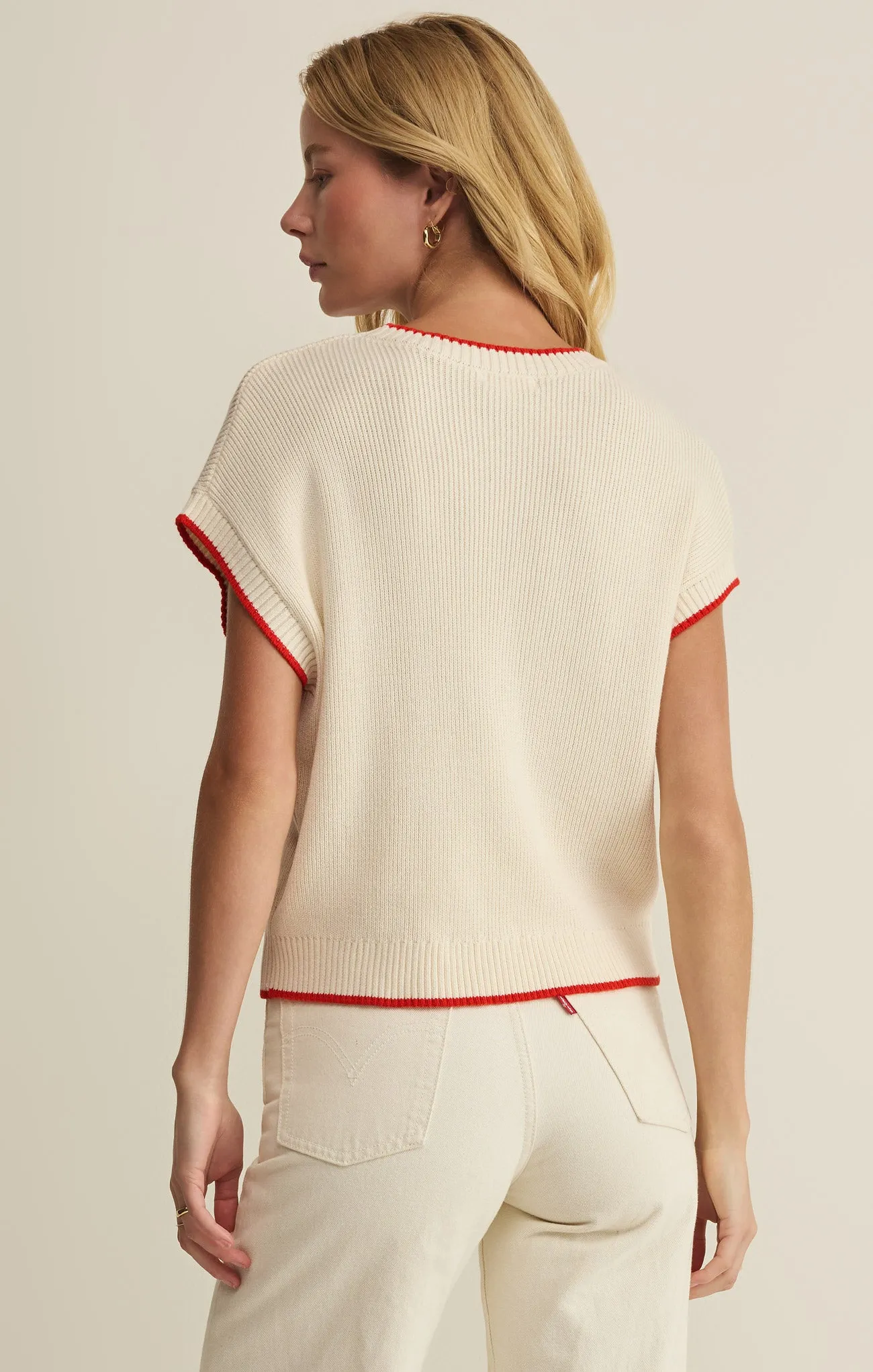 Sleeveless Patriot Sweater sold by Z Supply product image thumbnail 3