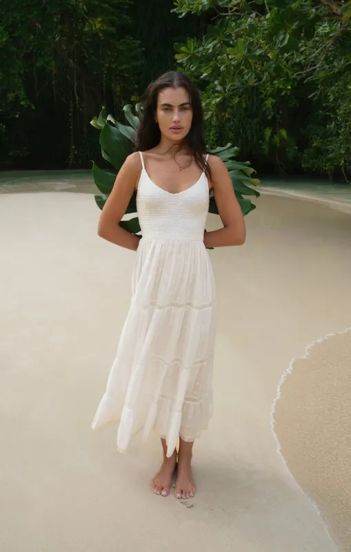 Behati Eyelet Midi Dress made by Z Supply