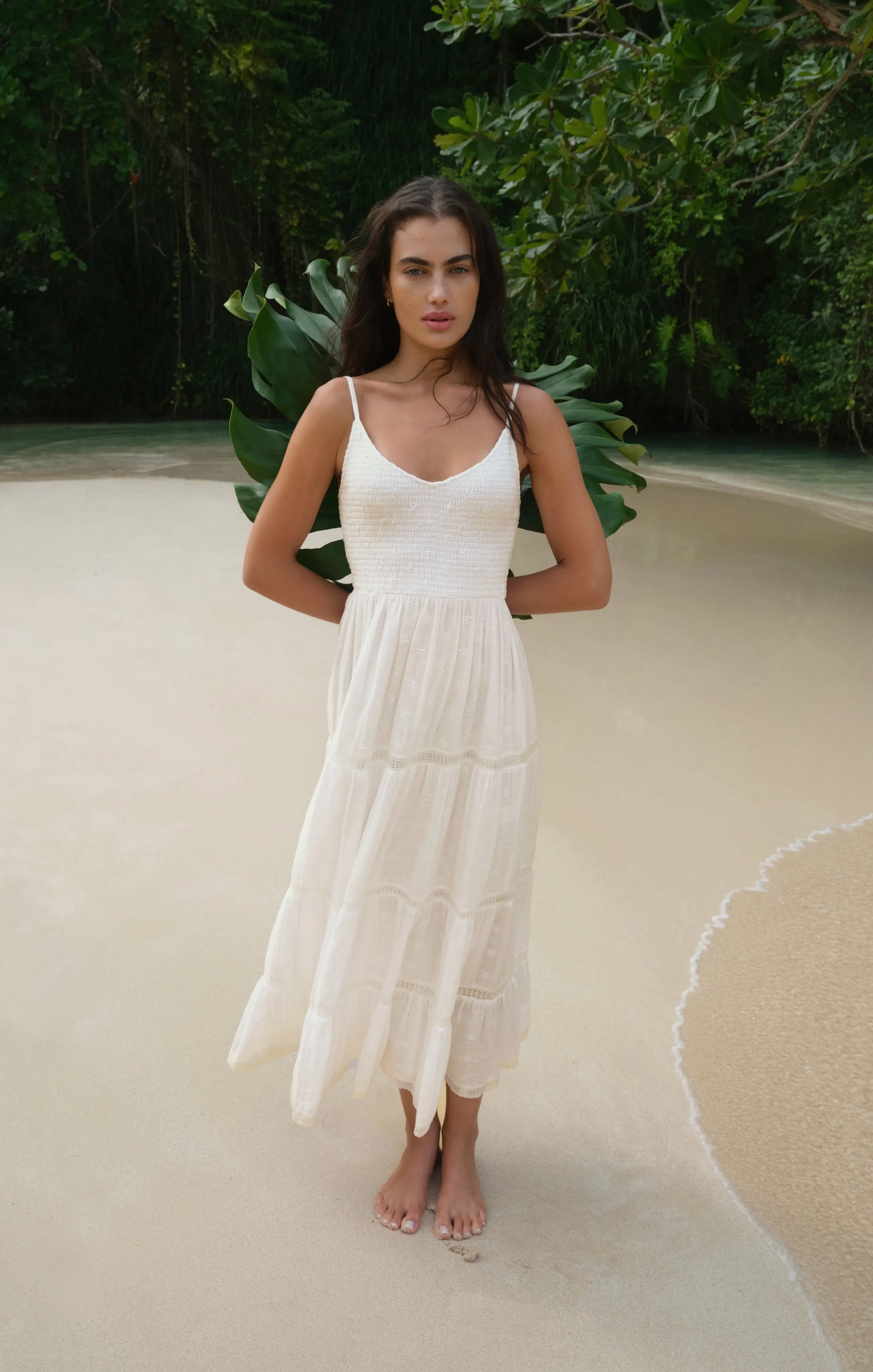 Behati Eyelet Midi Dress sold by Z Supply