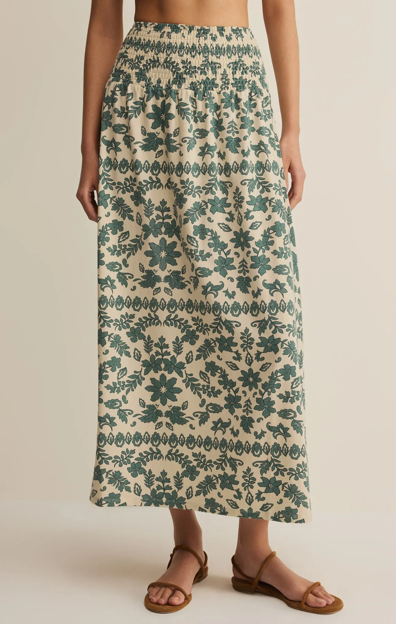 Leya Tera Paisley Maxi Skirt sold by Z Supply