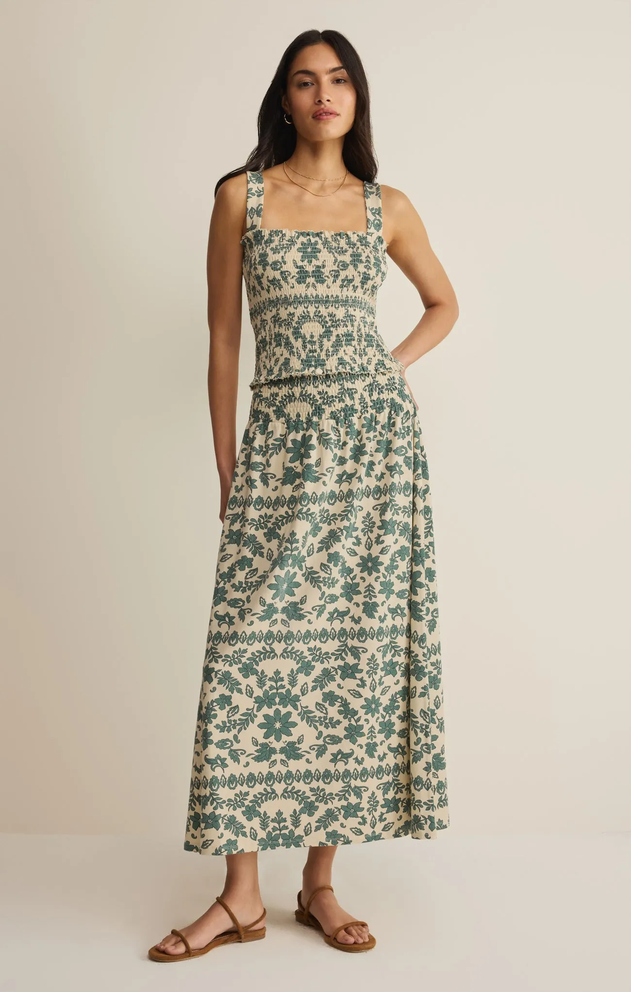 Leya Tera Paisley Maxi Skirt sold by Z Supply product image thumbnail 4