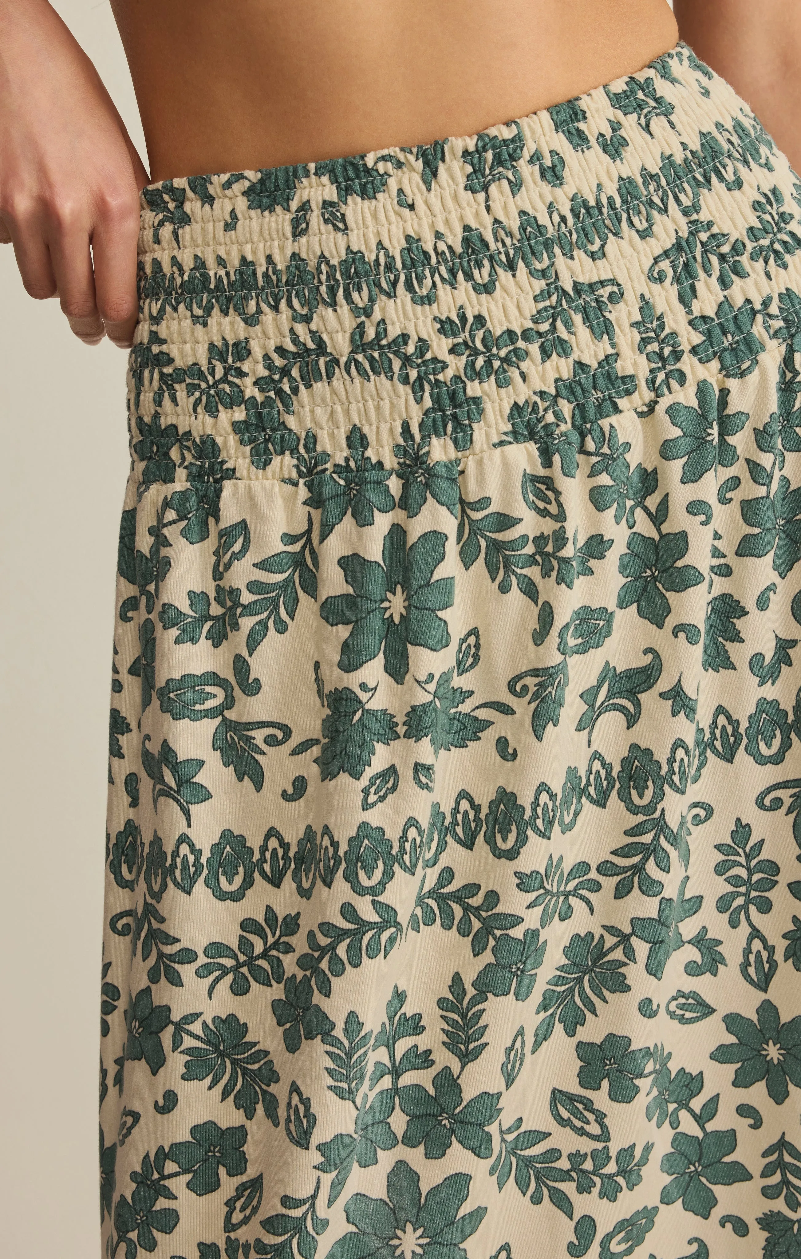 Leya Tera Paisley Maxi Skirt sold by Z Supply product image thumbnail 5