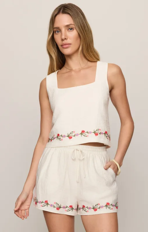 Charli Embroidered Tank made by Z Supply