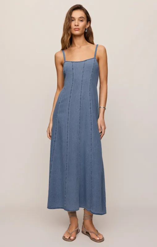 Leonora Denim Midi Dress made by Z Supply