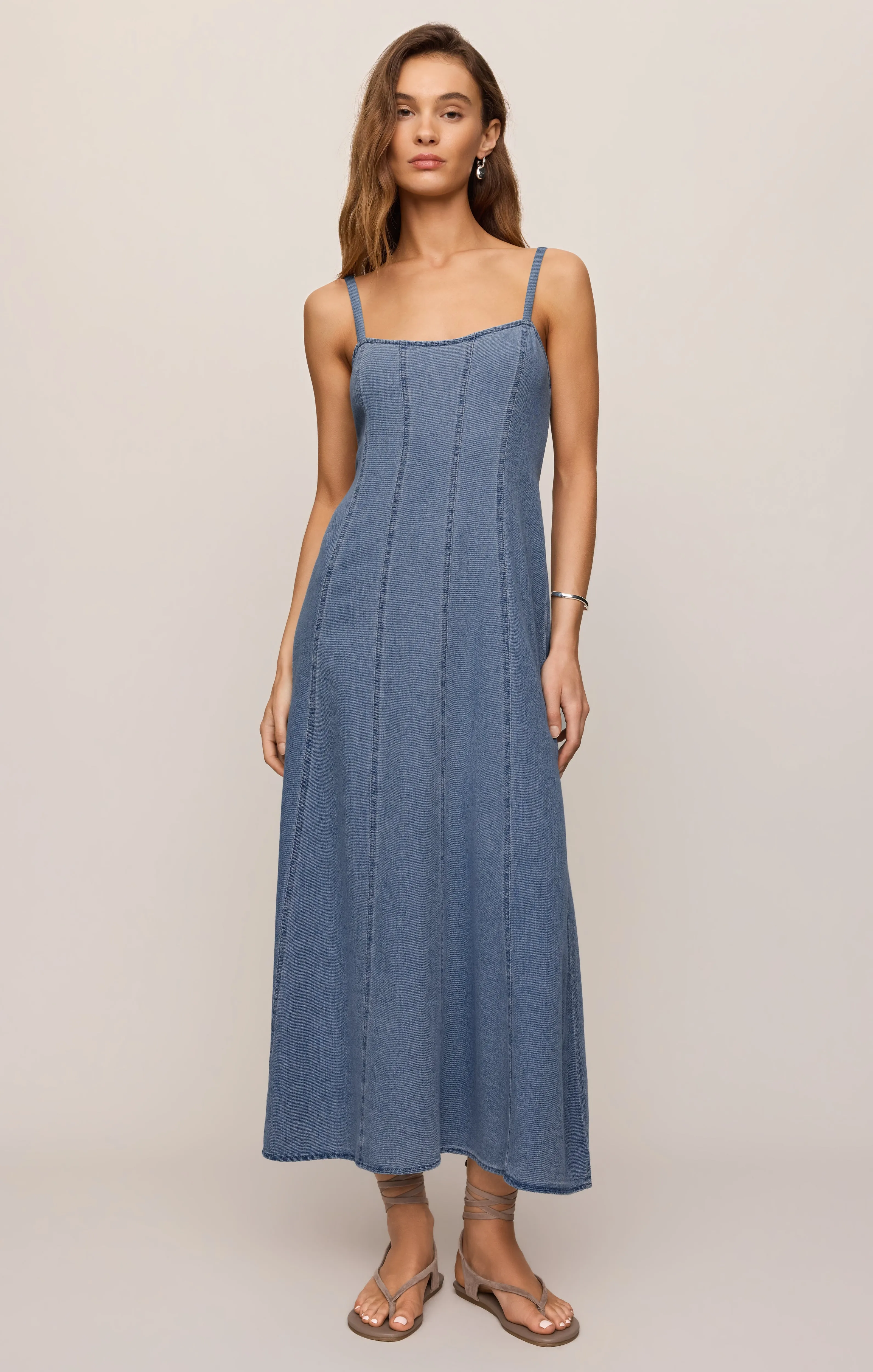 Leonora Denim Midi Dress sold by Z Supply