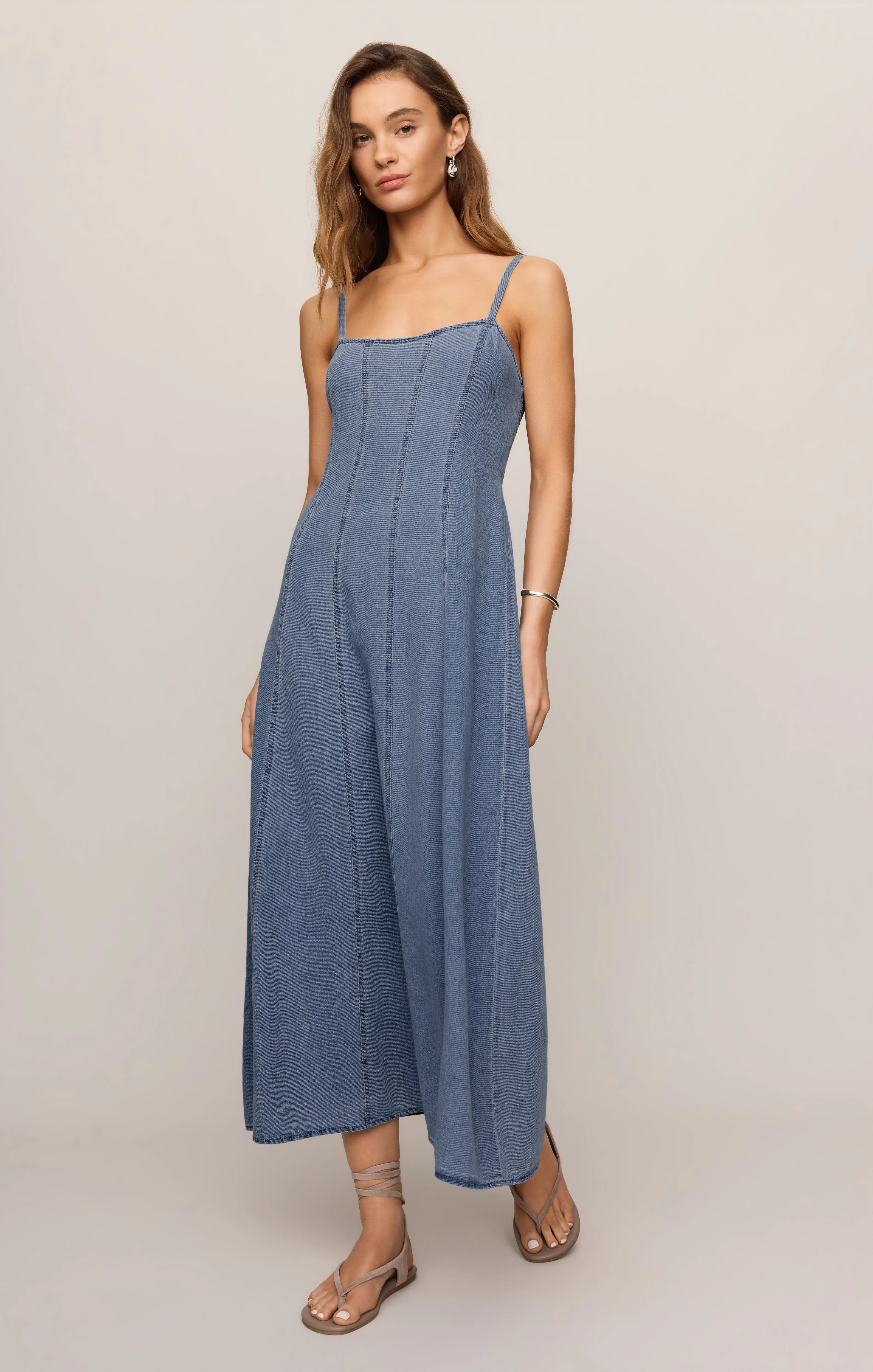 Leonora Denim Midi Dress sold by Z Supply product image thumbnail 4