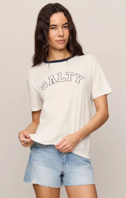 Salty Ringer Boyfriend Tee made by Z Supply
