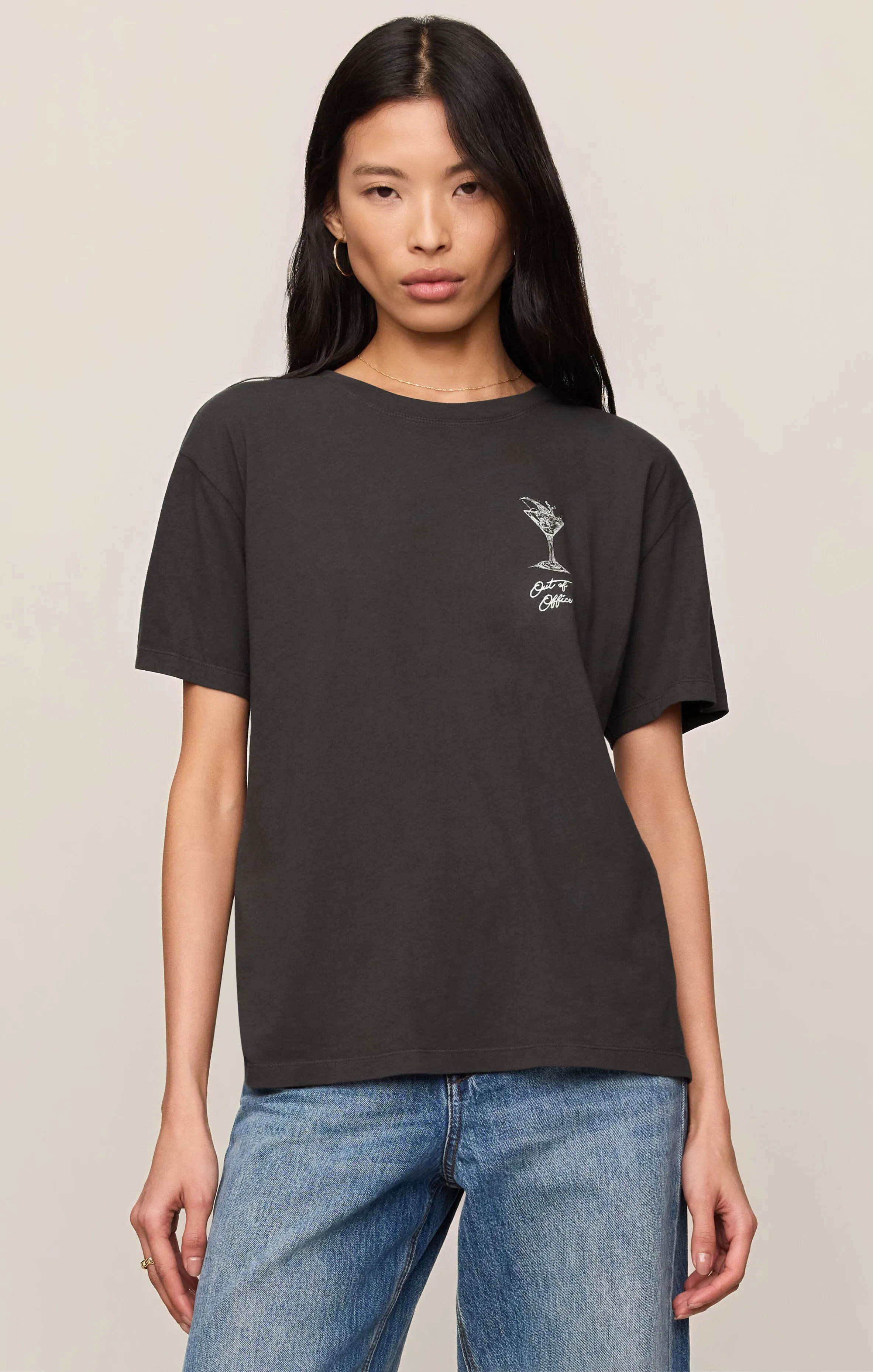 Martini Graphic Boyfriend Tee sold by Z Supply