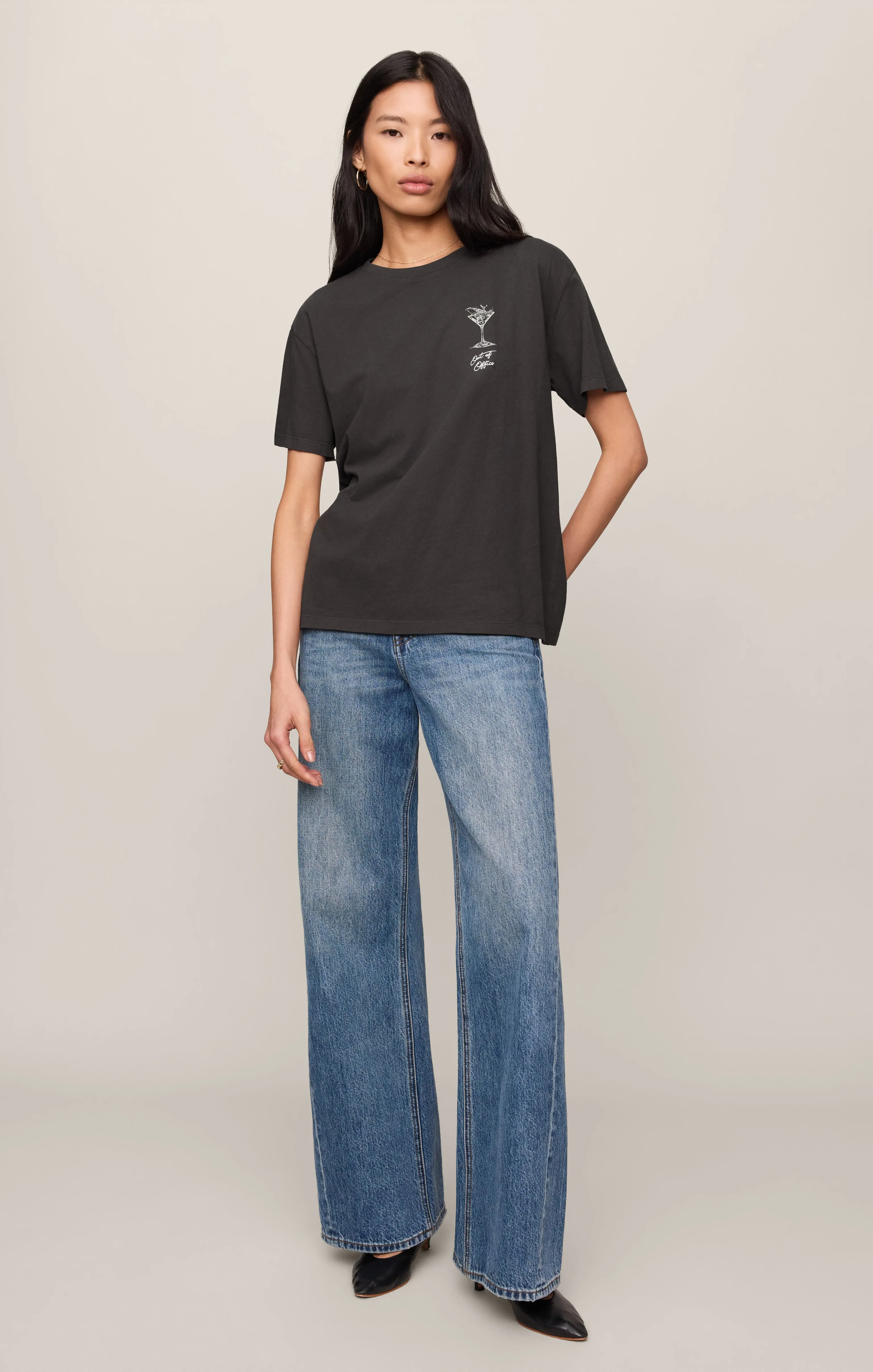 Martini Graphic Boyfriend Tee sold by Z Supply product image thumbnail 4