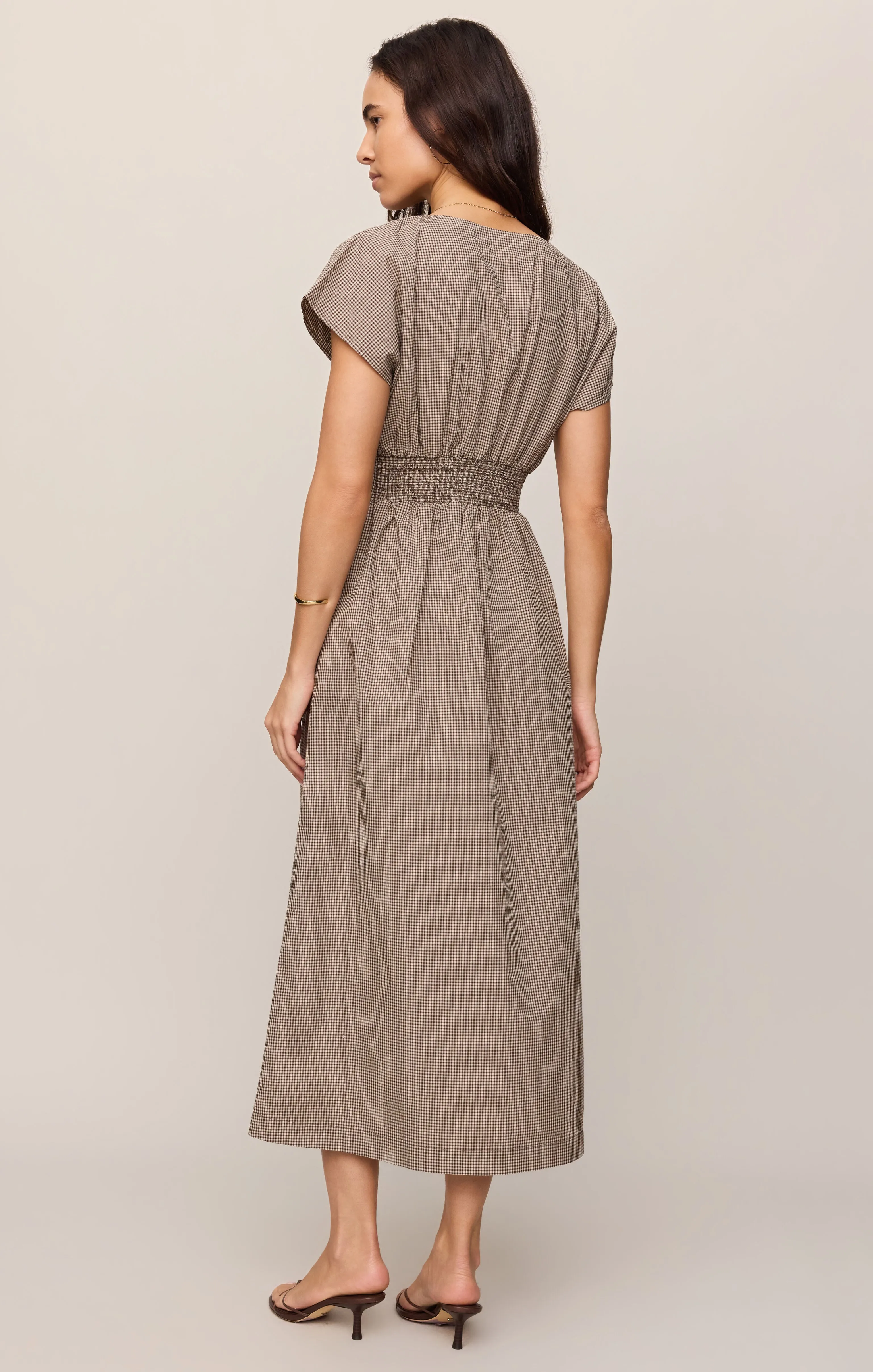 Sanna Gingham Maxi Dress sold by Z Supply product image thumbnail 2